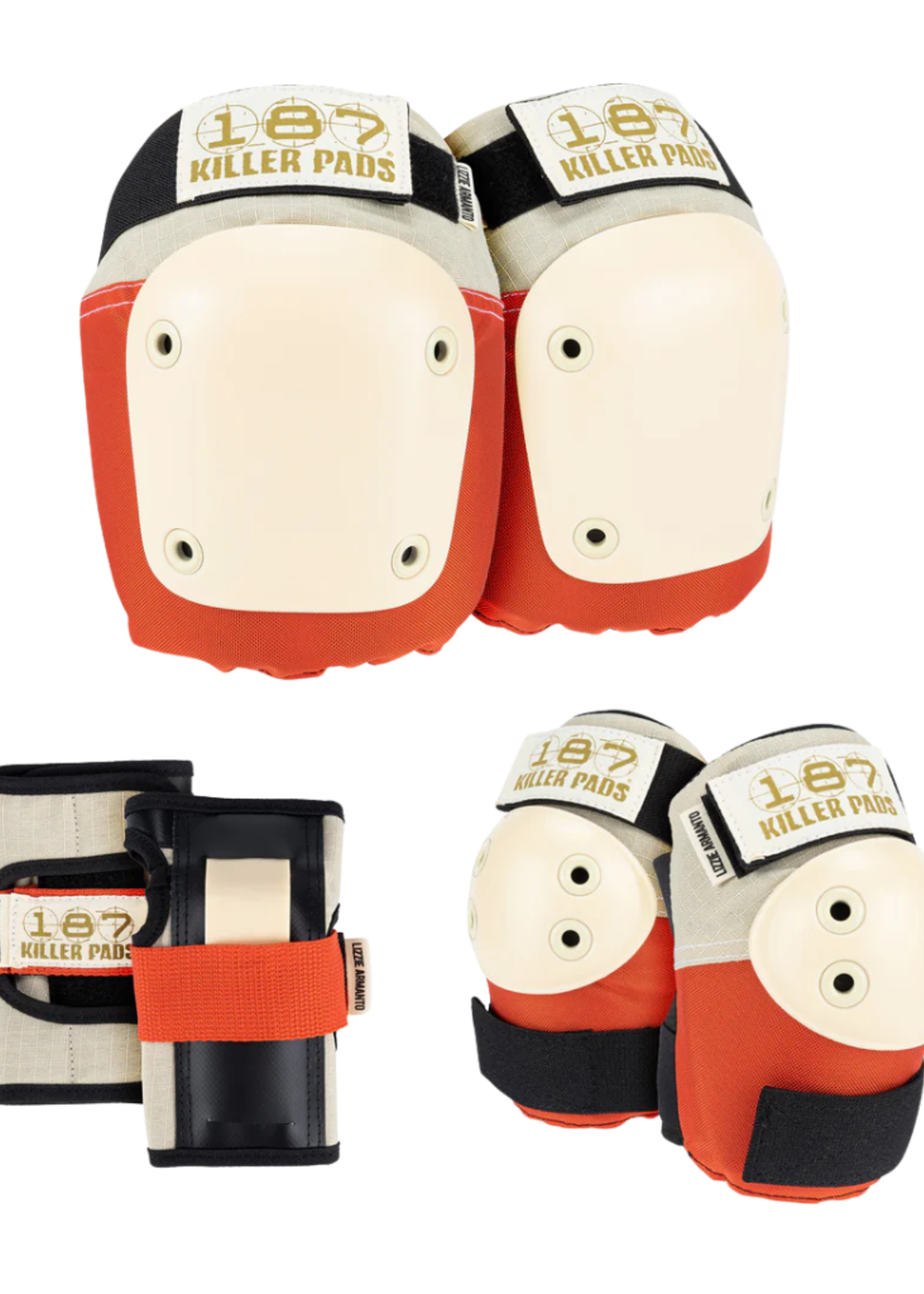 187 Killer Pads Youth Lizzie Armanto 6 Pack Skate Pad Set