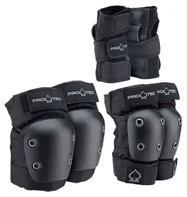 Pro-Tec Adult 3 Pack Skate Pad Set
