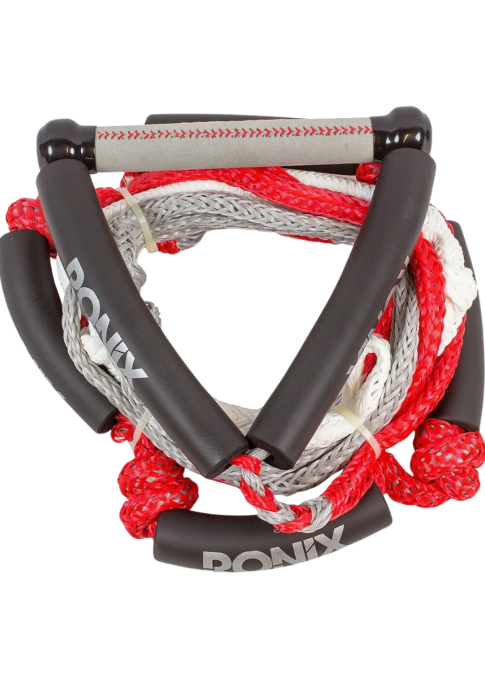 Ronix Bungee 10" Wakesurf Rope Hide Handle Grip 25ft w/ 5 Section 