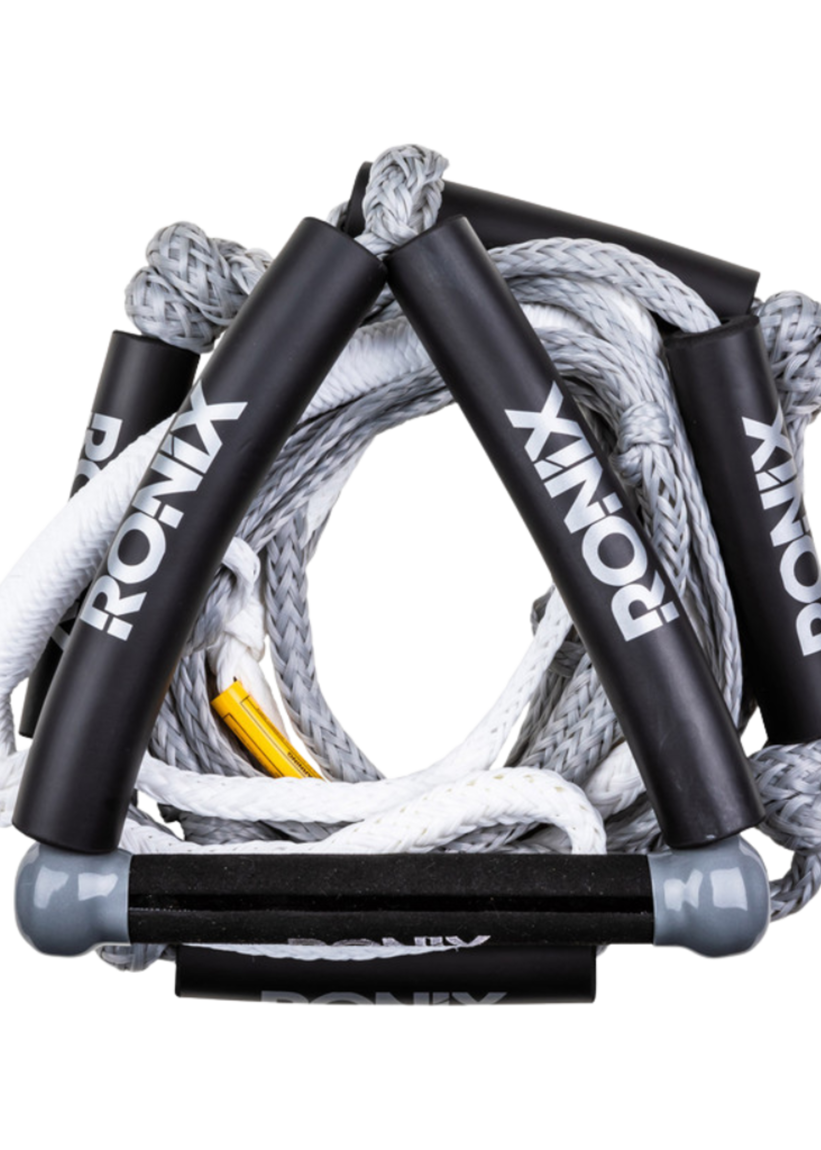 Ronix Bungee 10" Wakesurf Rope Hide Handle Grip 25ft w/ 5 Section 