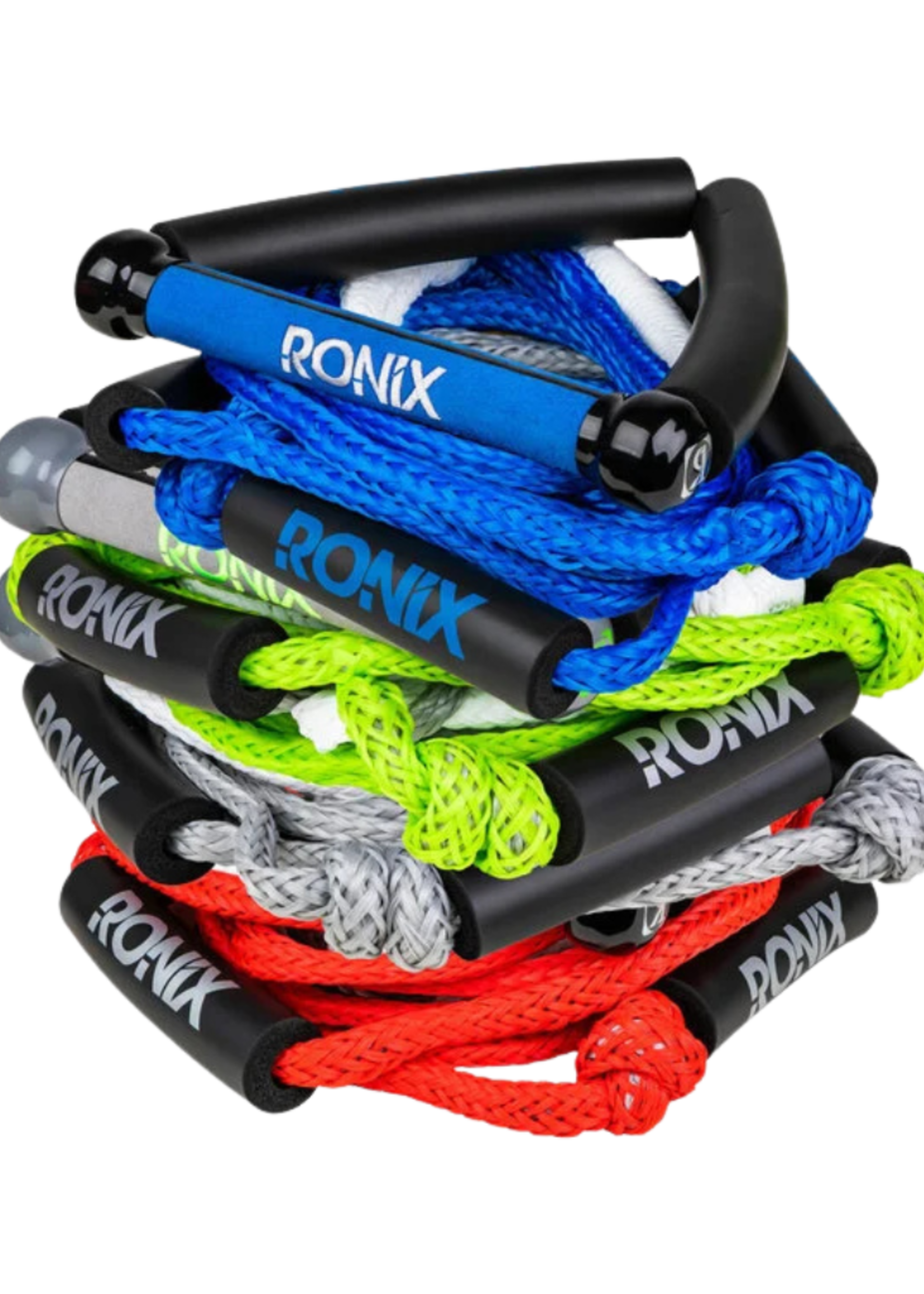 Ronix Bungee 10" Wakesurf Rope Hide Handle Grip 25ft w/ 5 Section 