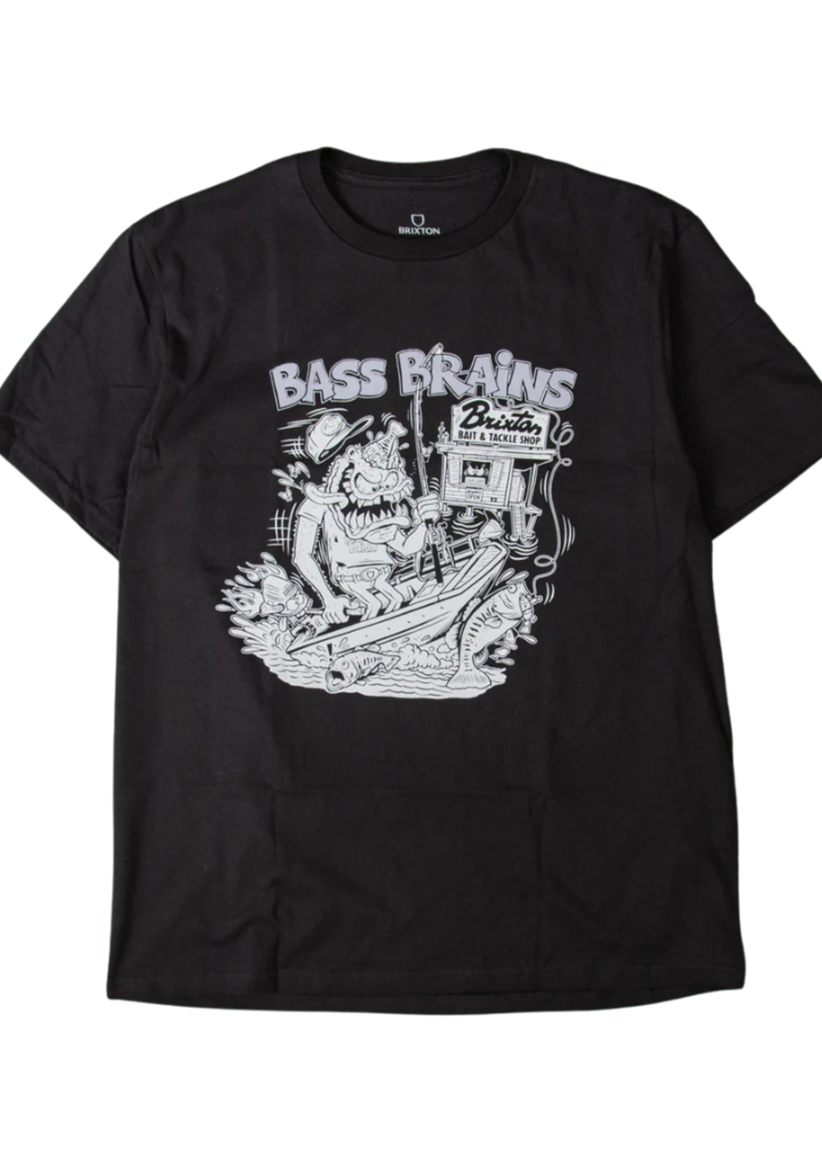 Brixton X Bass Brains Men's Short Sleeve Tee