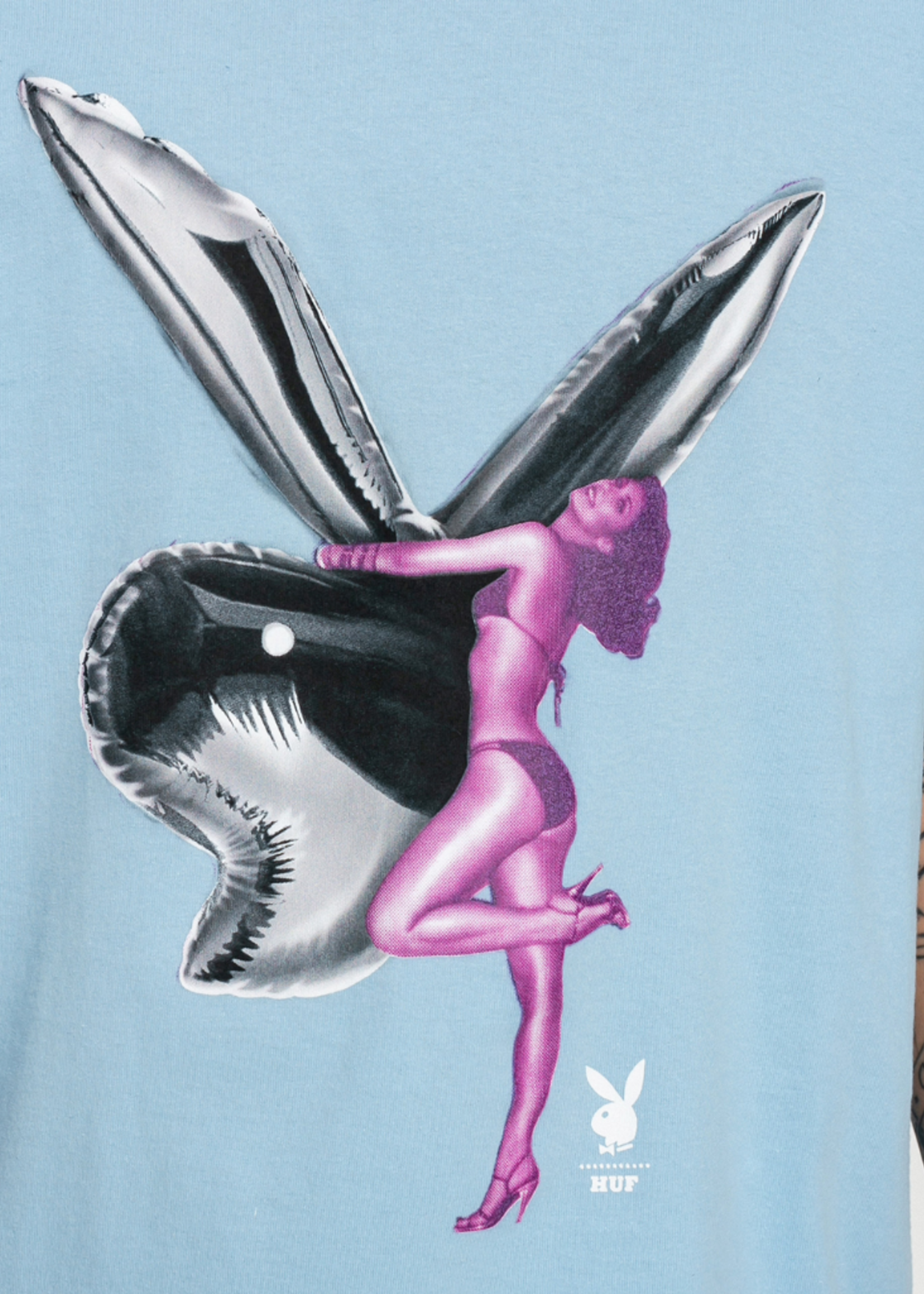 HUF Men's Bunny Balloon Short Sleeve Tee