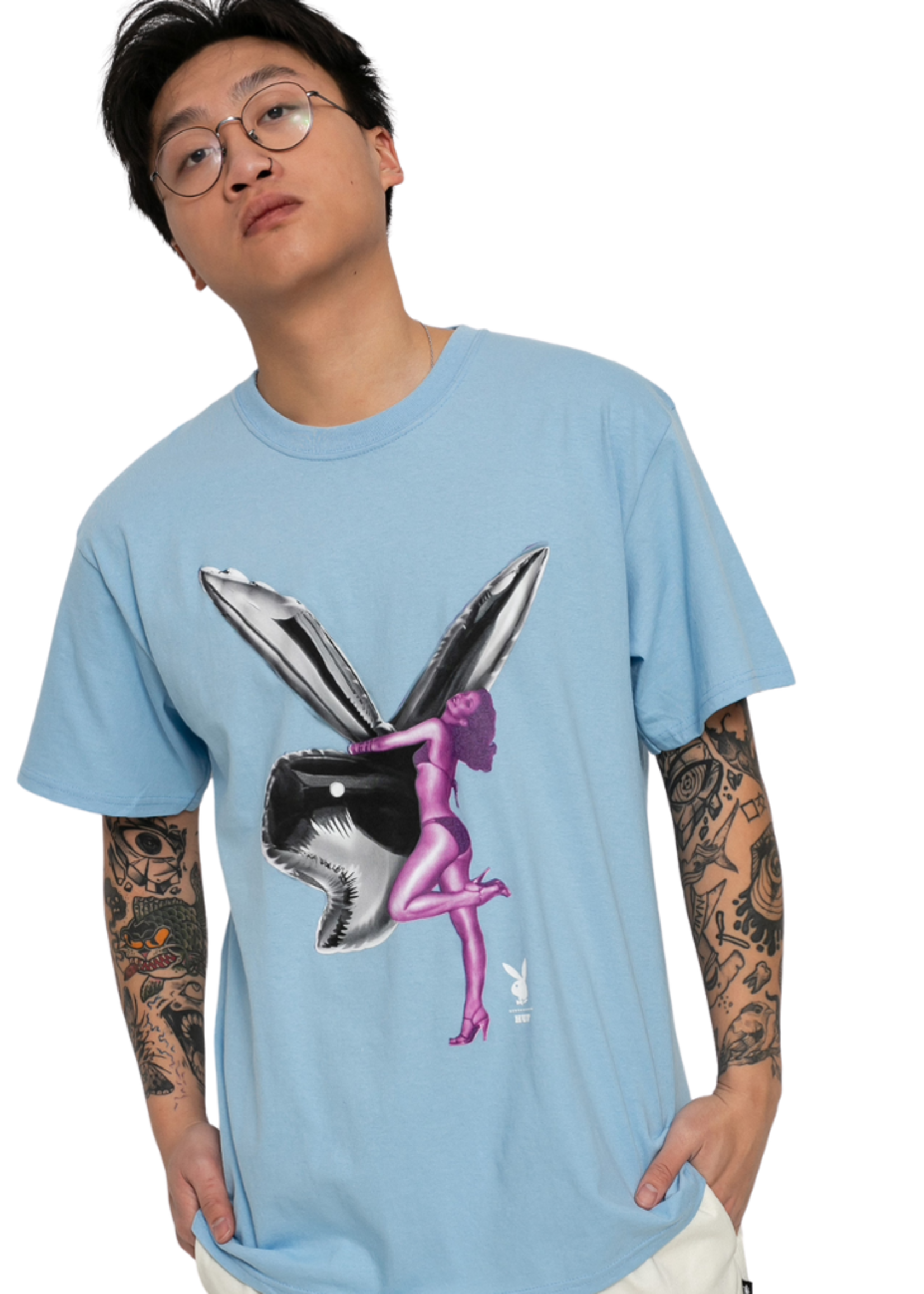 HUF Men's Bunny Balloon Short Sleeve Tee