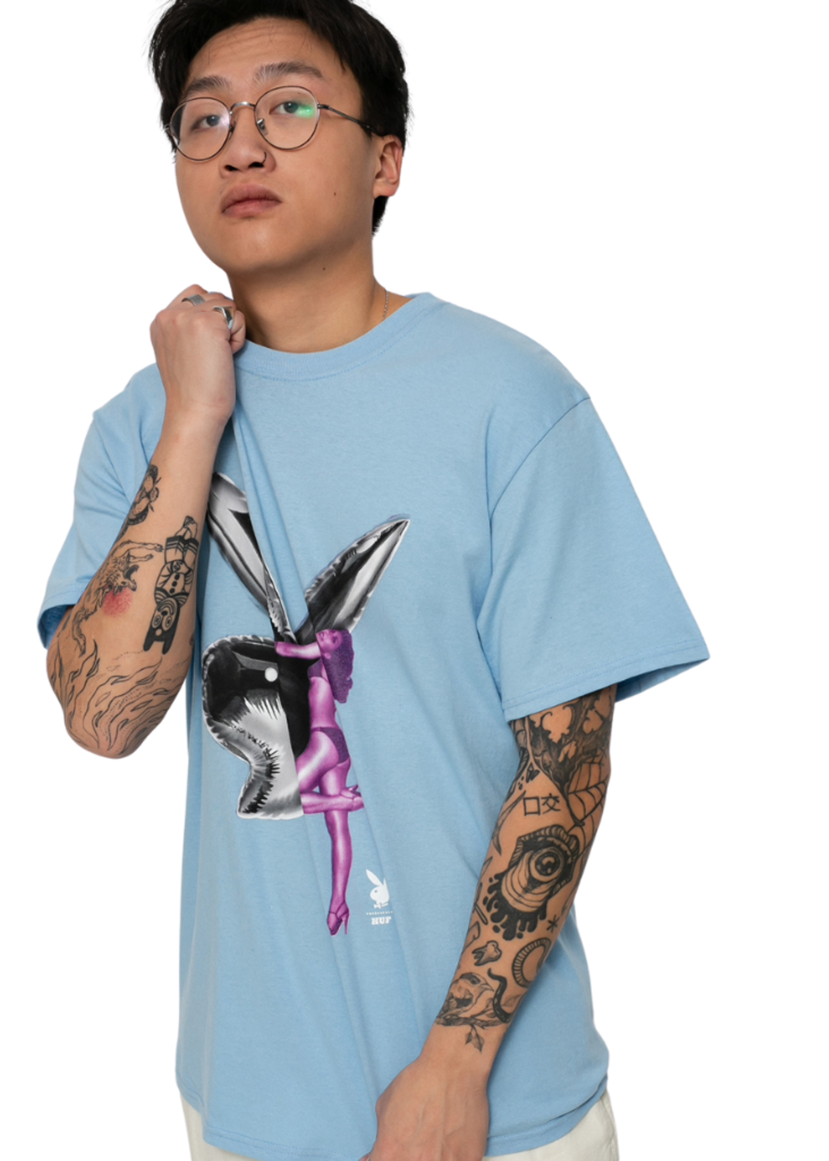 HUF Men's Bunny Balloon Short Sleeve Tee