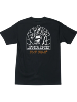 Santa Cruz Forge Hand Short Sleeve T-Shirt | Black