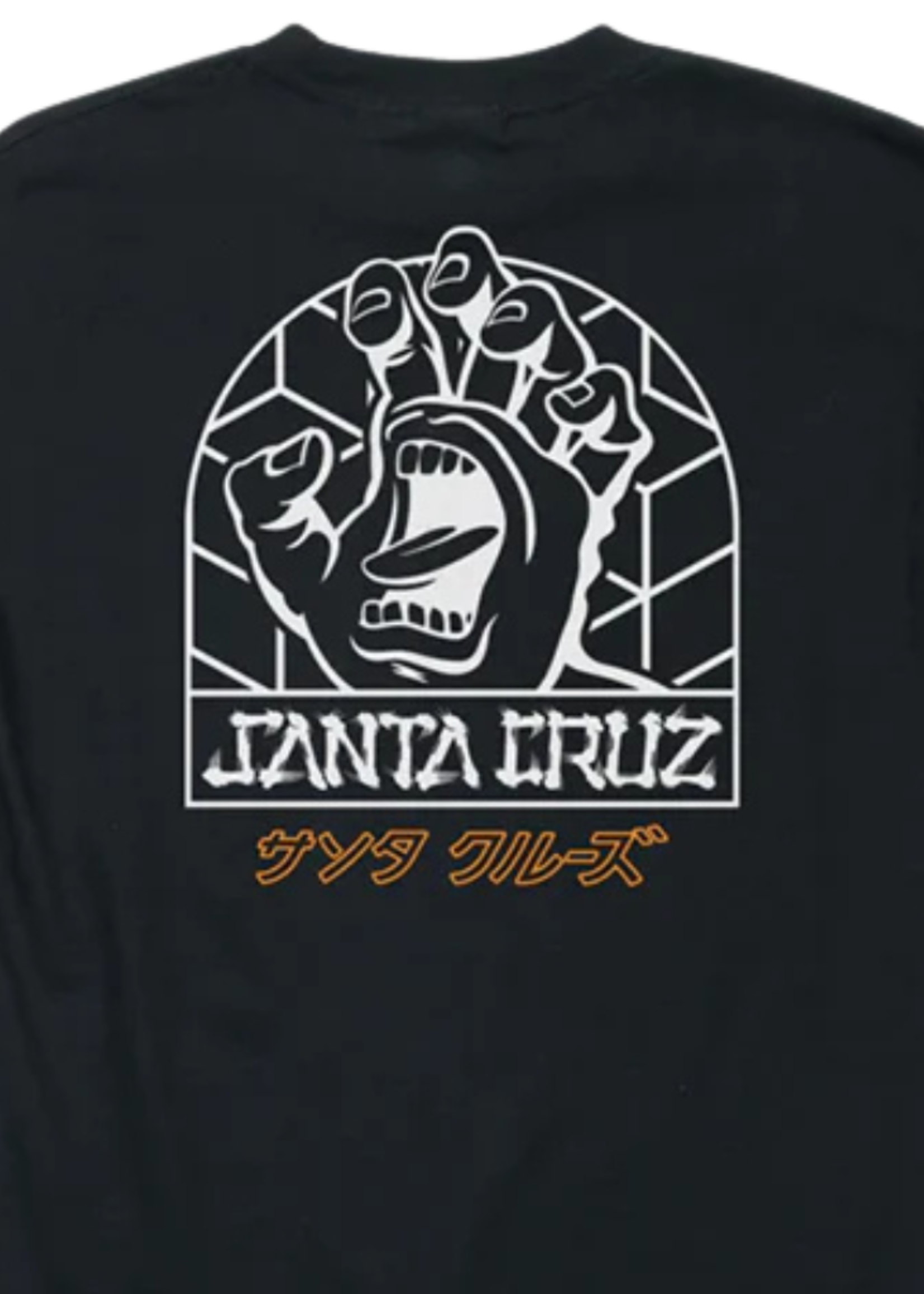 Santa Cruz Men's Forge Hand Short Sleeve T-Shirt | Black