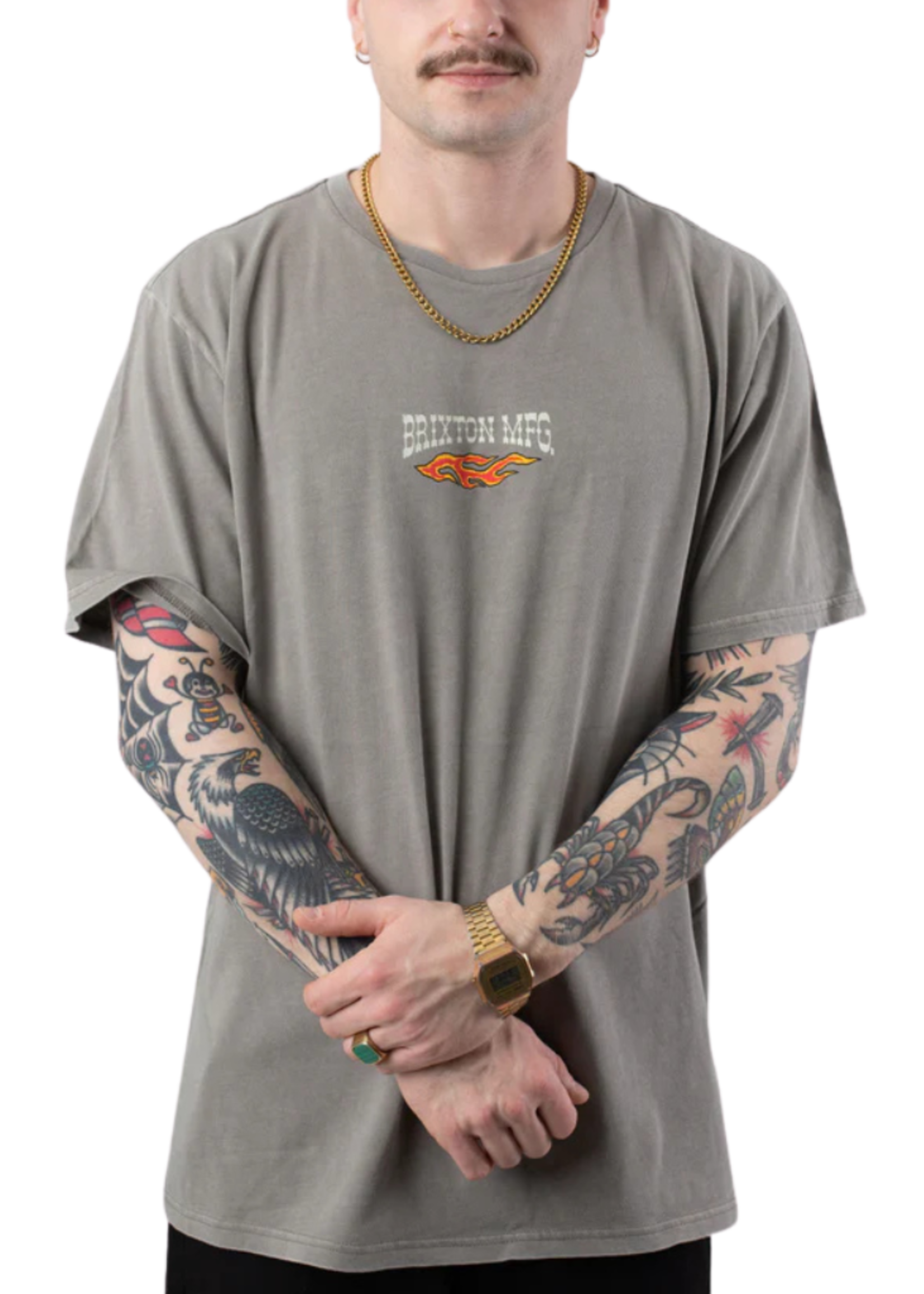 Brixton Men's Hardee Standard Short Sleeve Tee