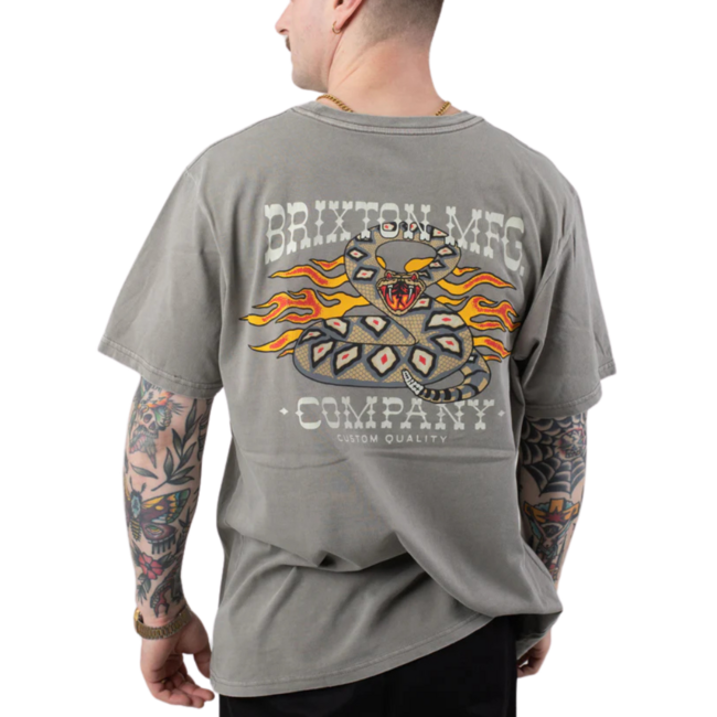 Brixton Men's Hardee Standard Short Sleeve Tee