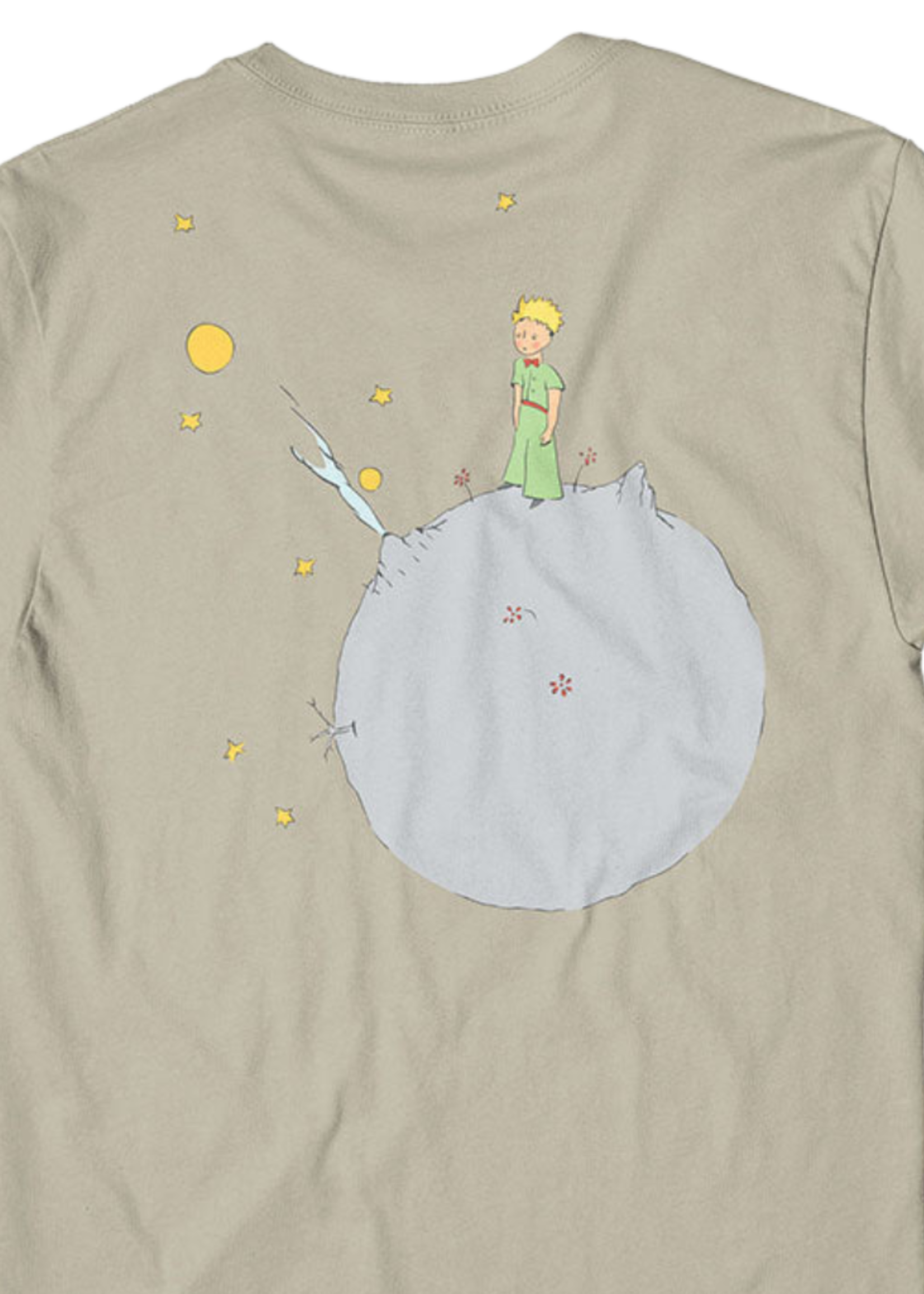 Girl Men's Little Prince Planet Short Sleeve Tee