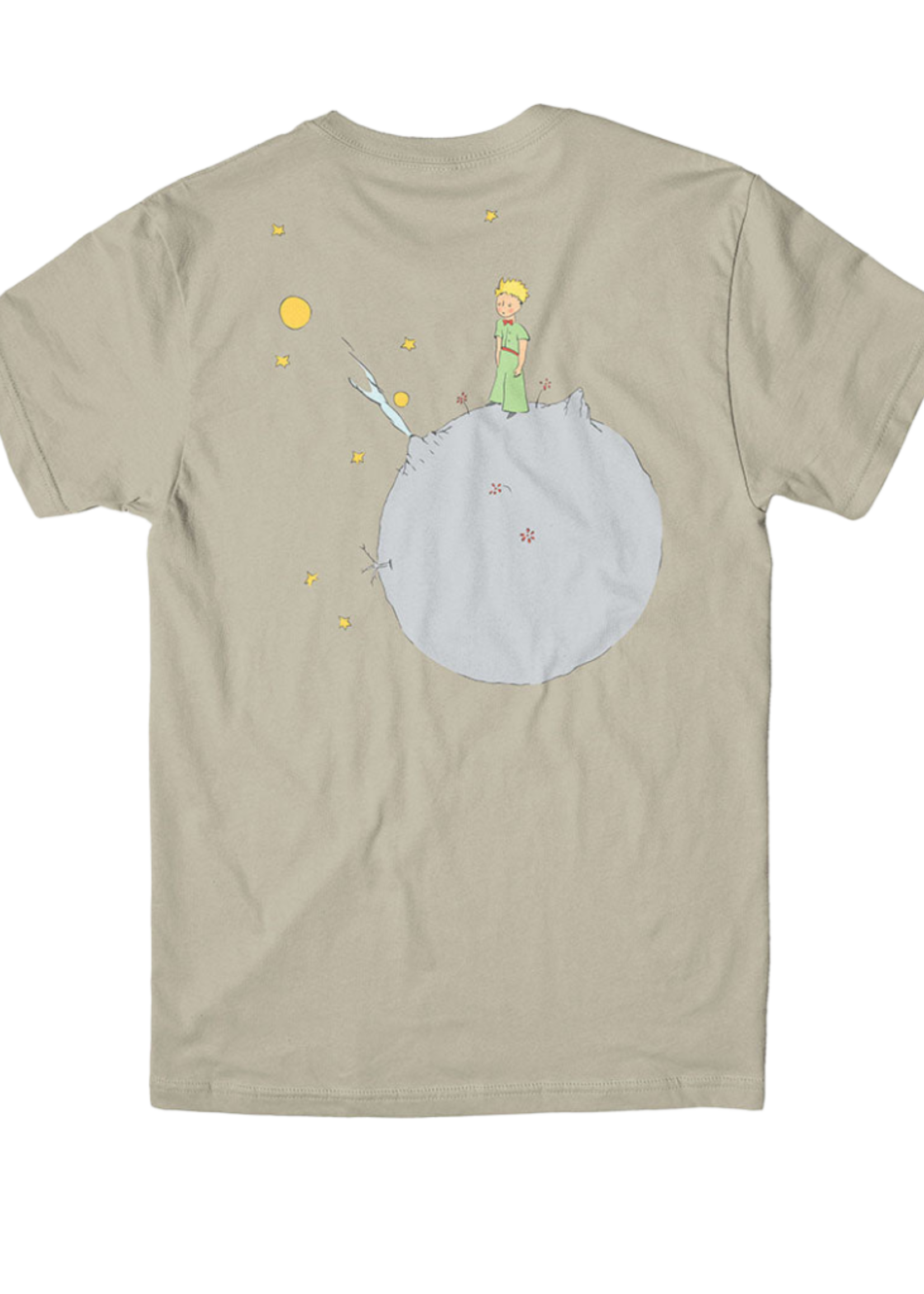 Girl Men's Little Prince Planet Short Sleeve Tee