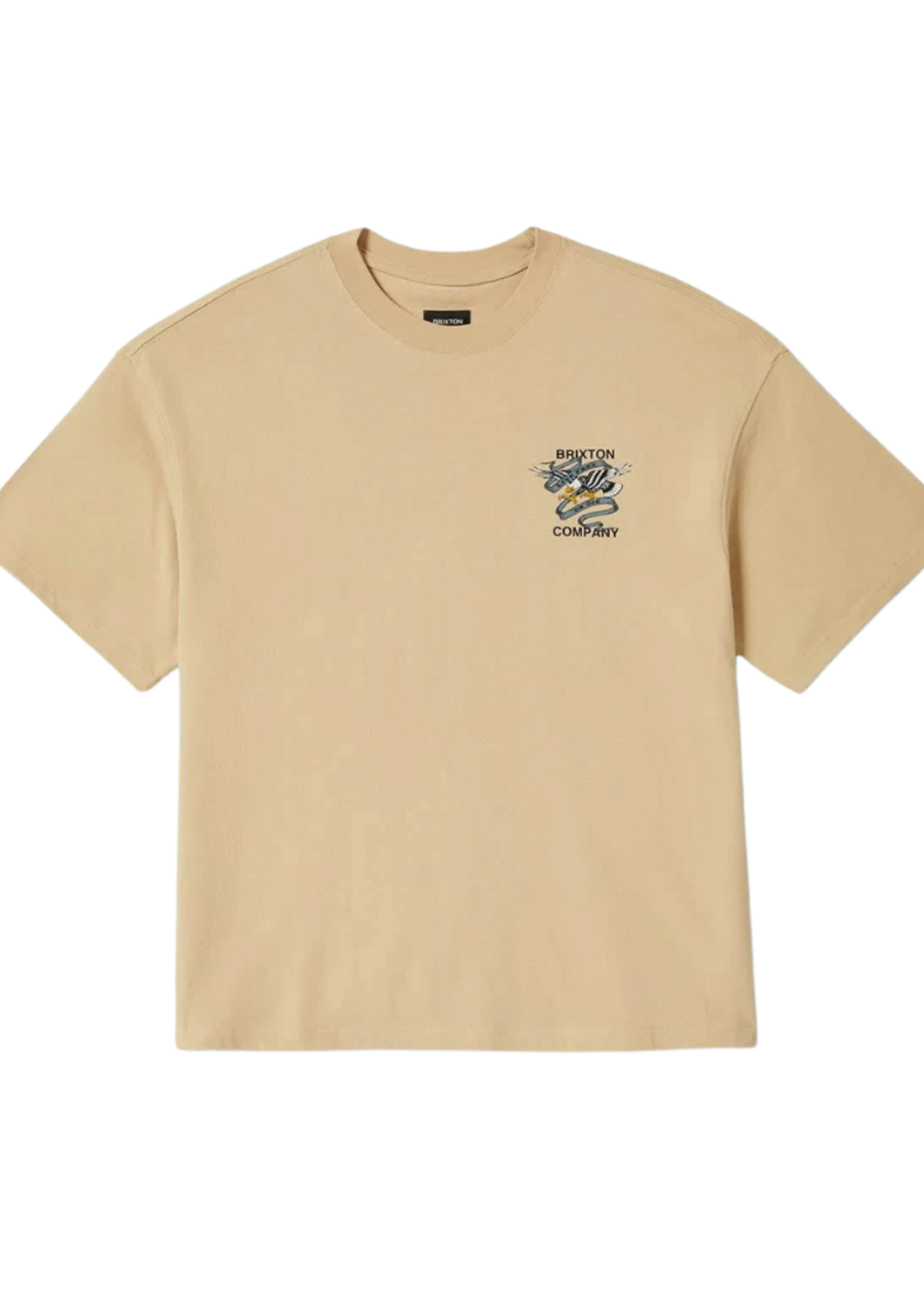 Brixton Men's Live Free Heavy Weight Short Sleeve Tee