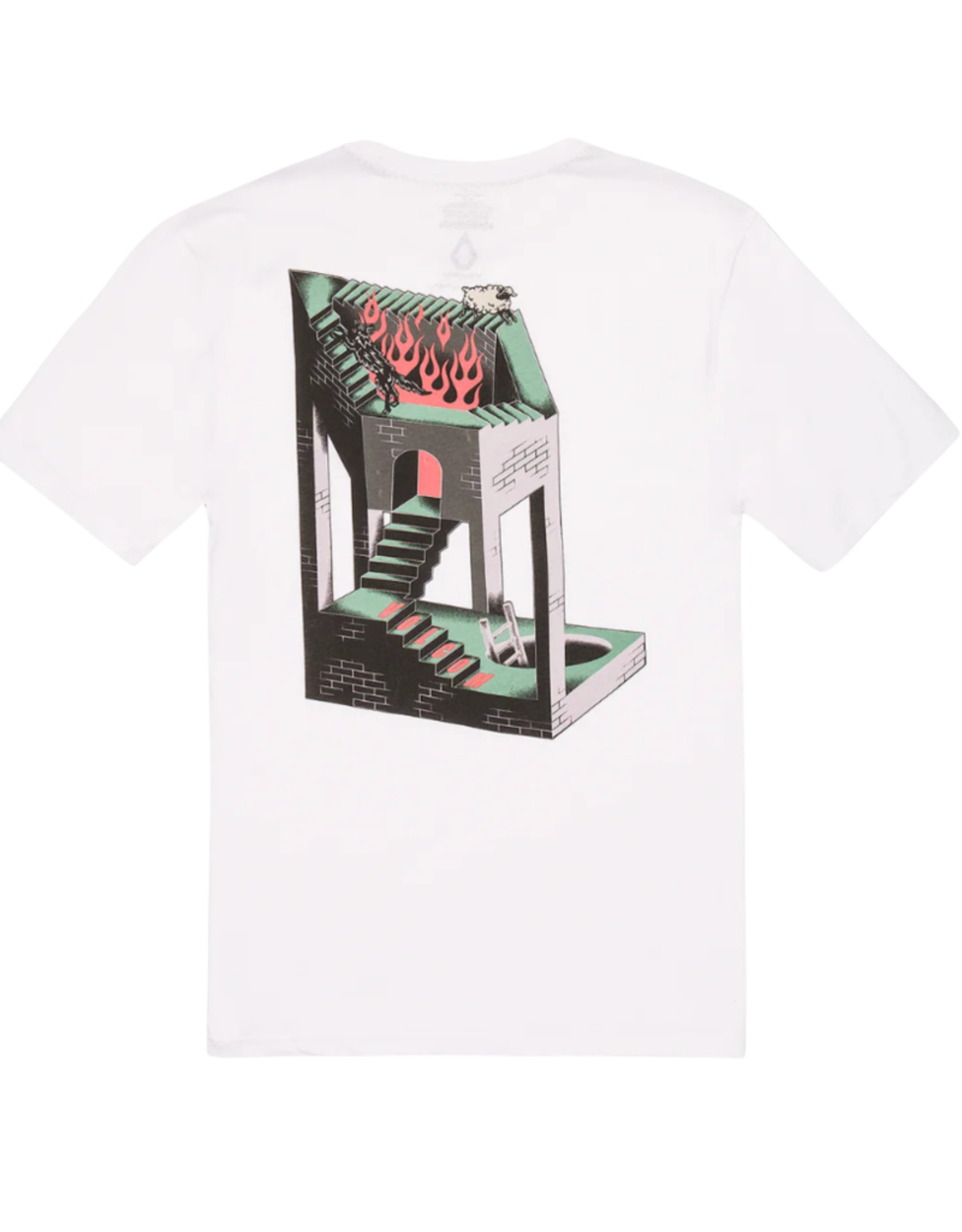 Volcom Men's Skate Vitals Axel Short Sleeve Tee