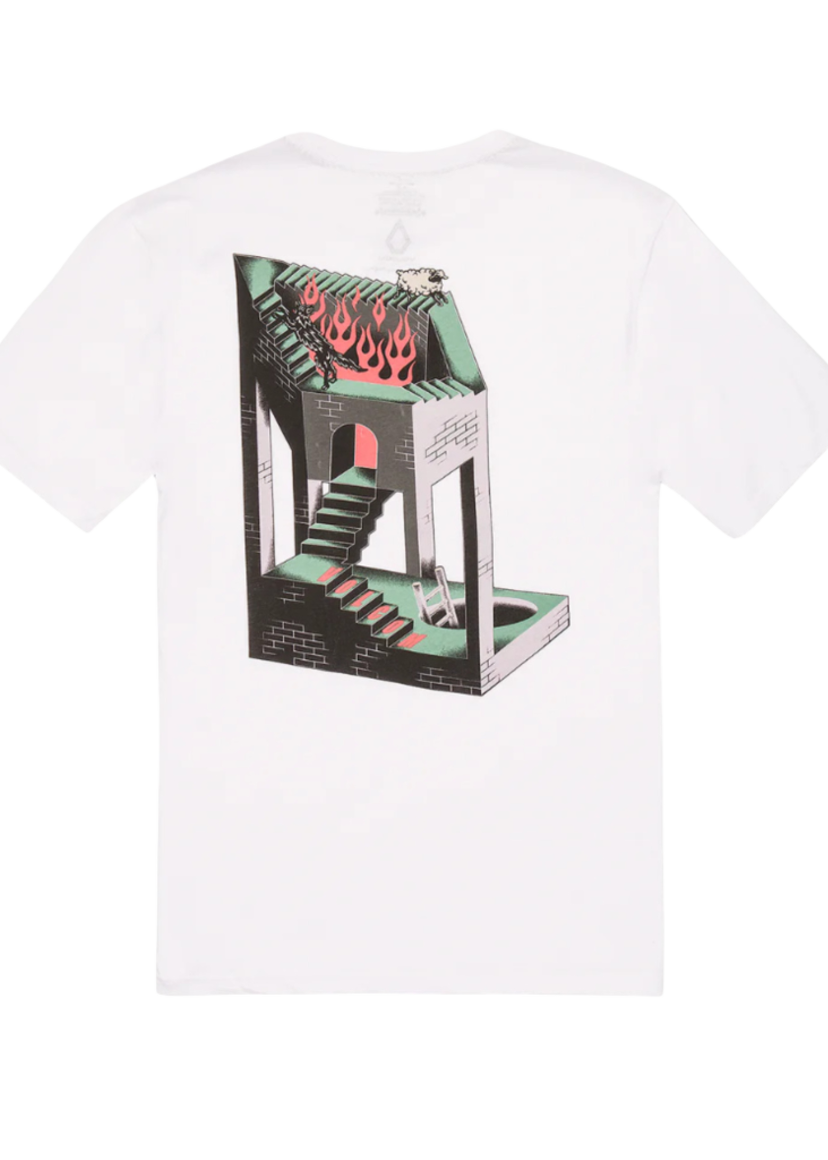 Volcom Men's Skate Vitals Axel Short Sleeve Tee