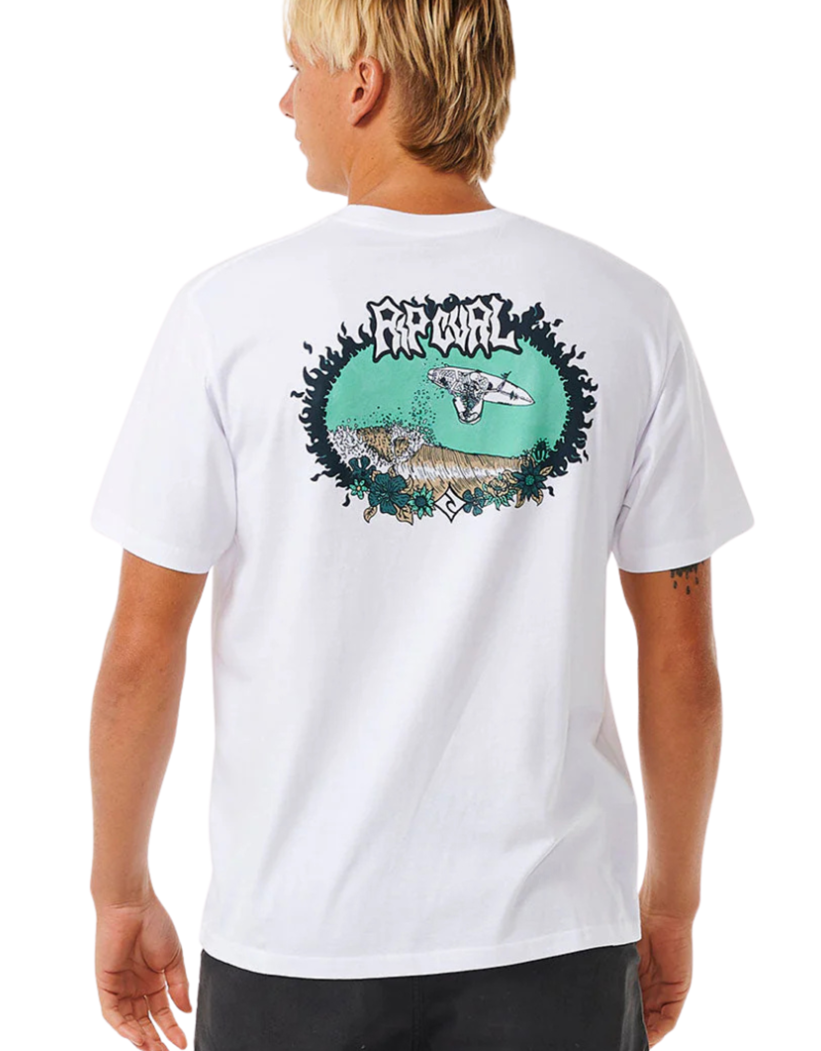 Rip Curl Skull Slob Short Sleeve Tee
