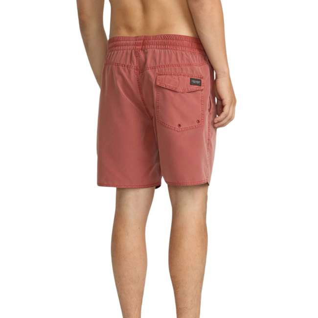 Volcom Men's Center Elastic Waist Swim Trunk 17"
