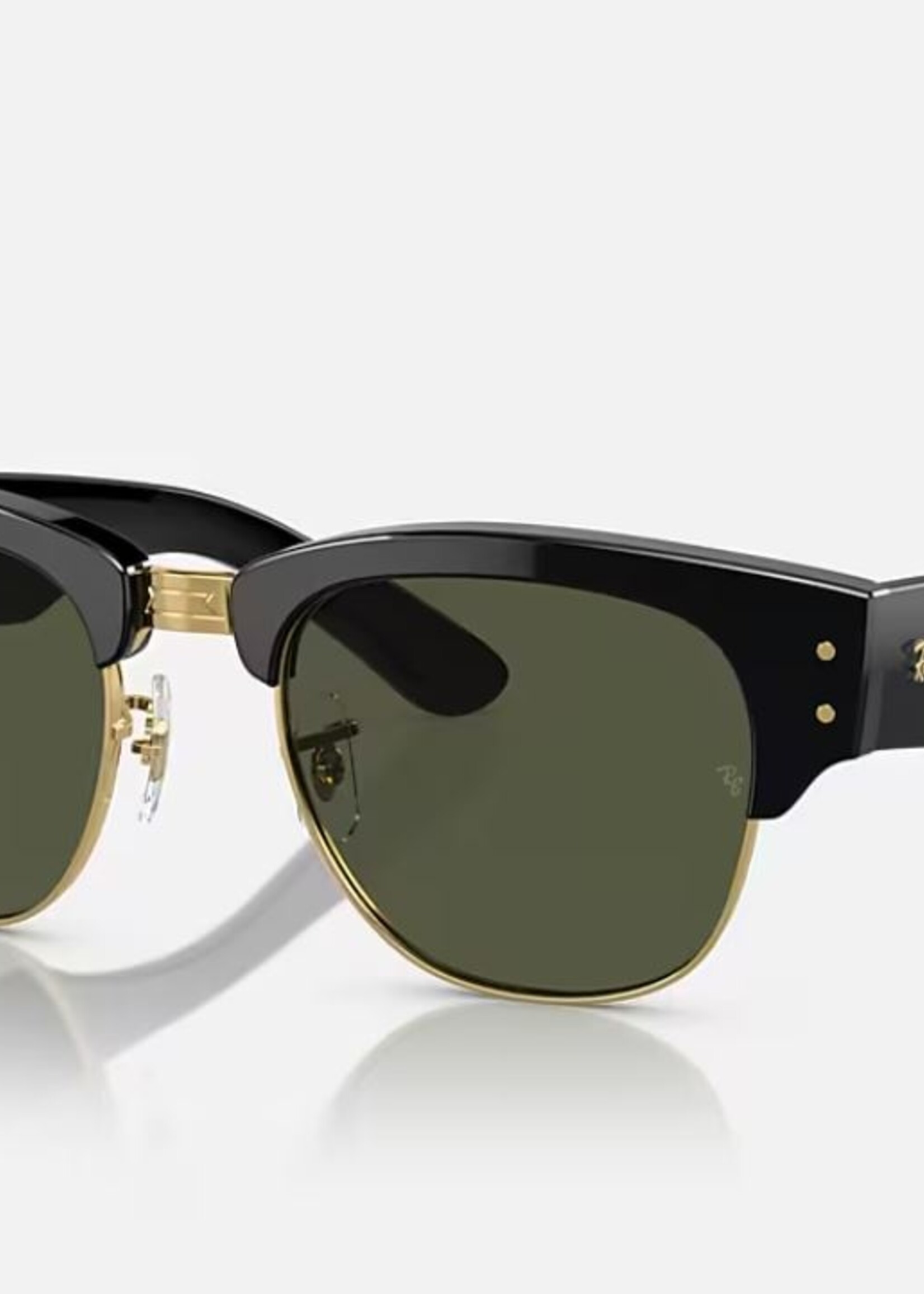 Mega Clubmaster Black on Gold  W/Dark Grey
