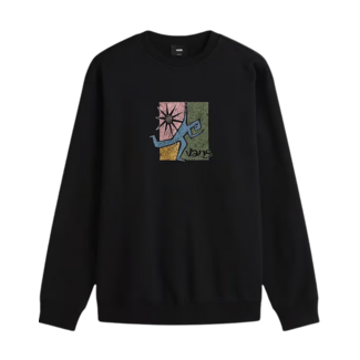 Vans Men's Style Guy Loose Crewneck Sweater | Black