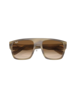 Drifter - Polished Striped Green/Clear & Brown