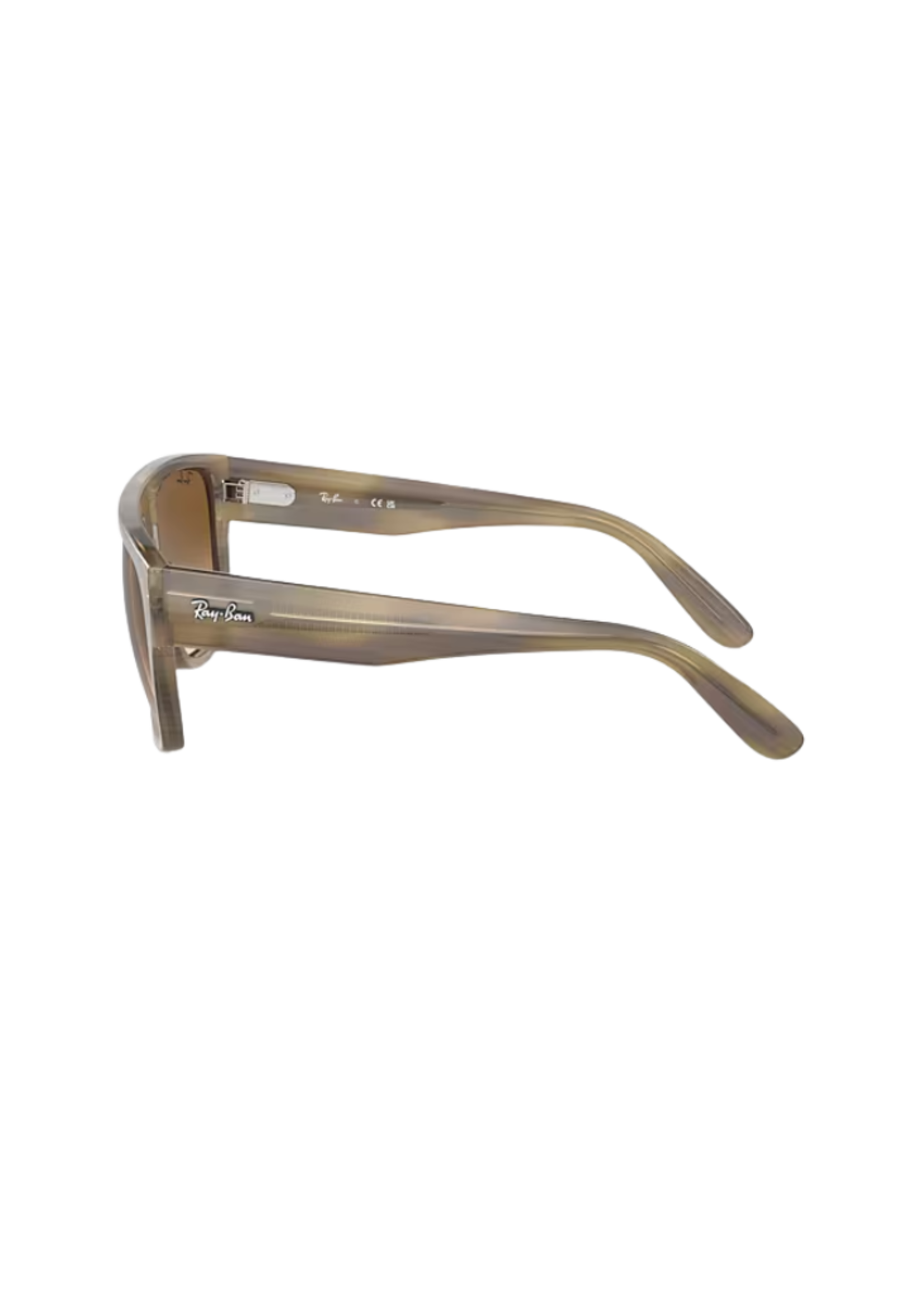 Drifter - Polished Striped Green/Clear & Brown