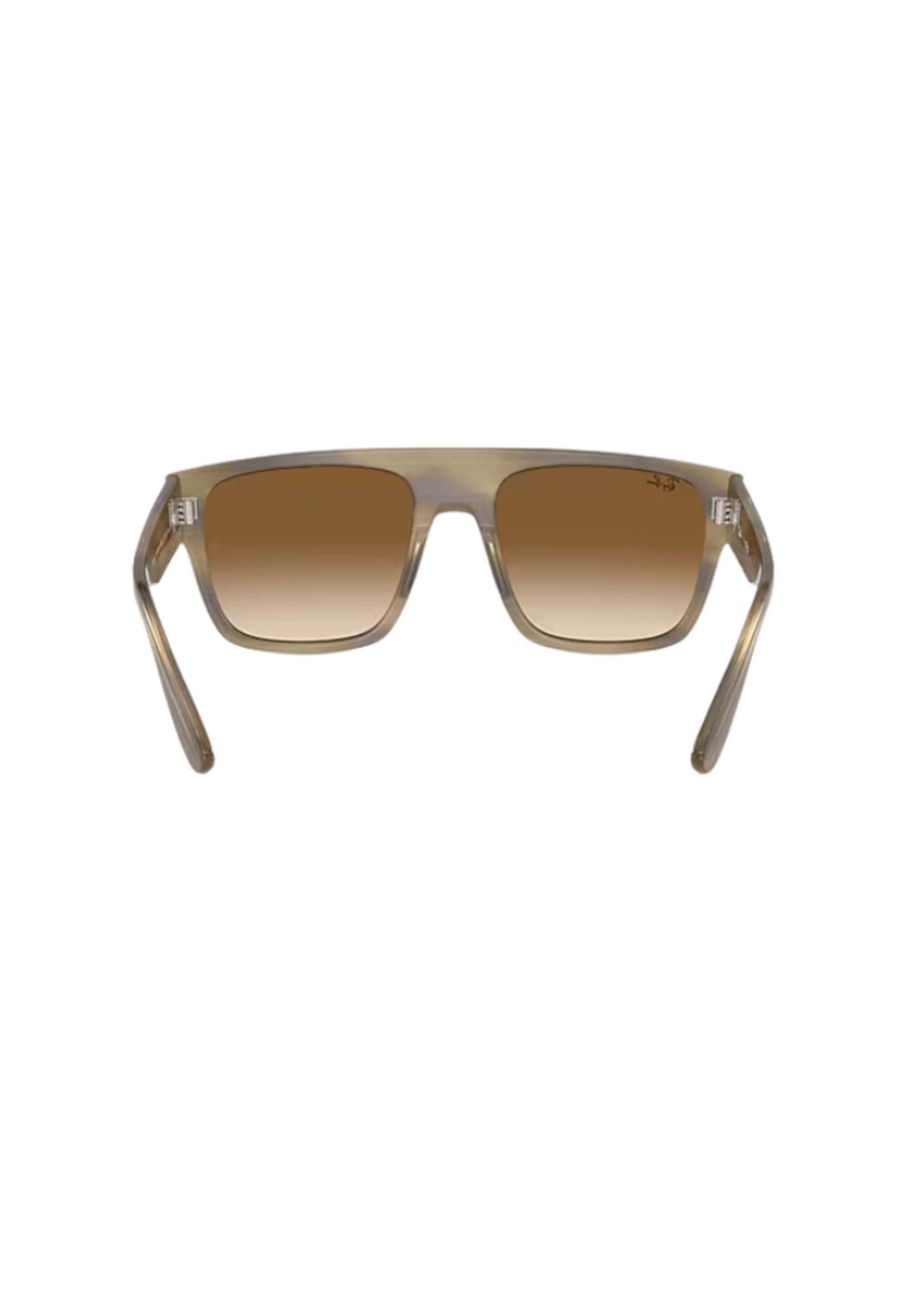 Drifter - Polished Striped Green/Clear & Brown