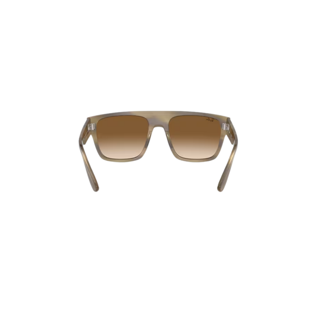 Drifter - Polished Striped Green/Clear & Brown