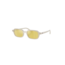 Ray-Ban Zuri Cloudy Warm White w/ Yellow Mirror Flash Gold