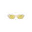 Ray-Ban Zuri Cloudy Warm White w/ Yellow Mirror Flash Gold