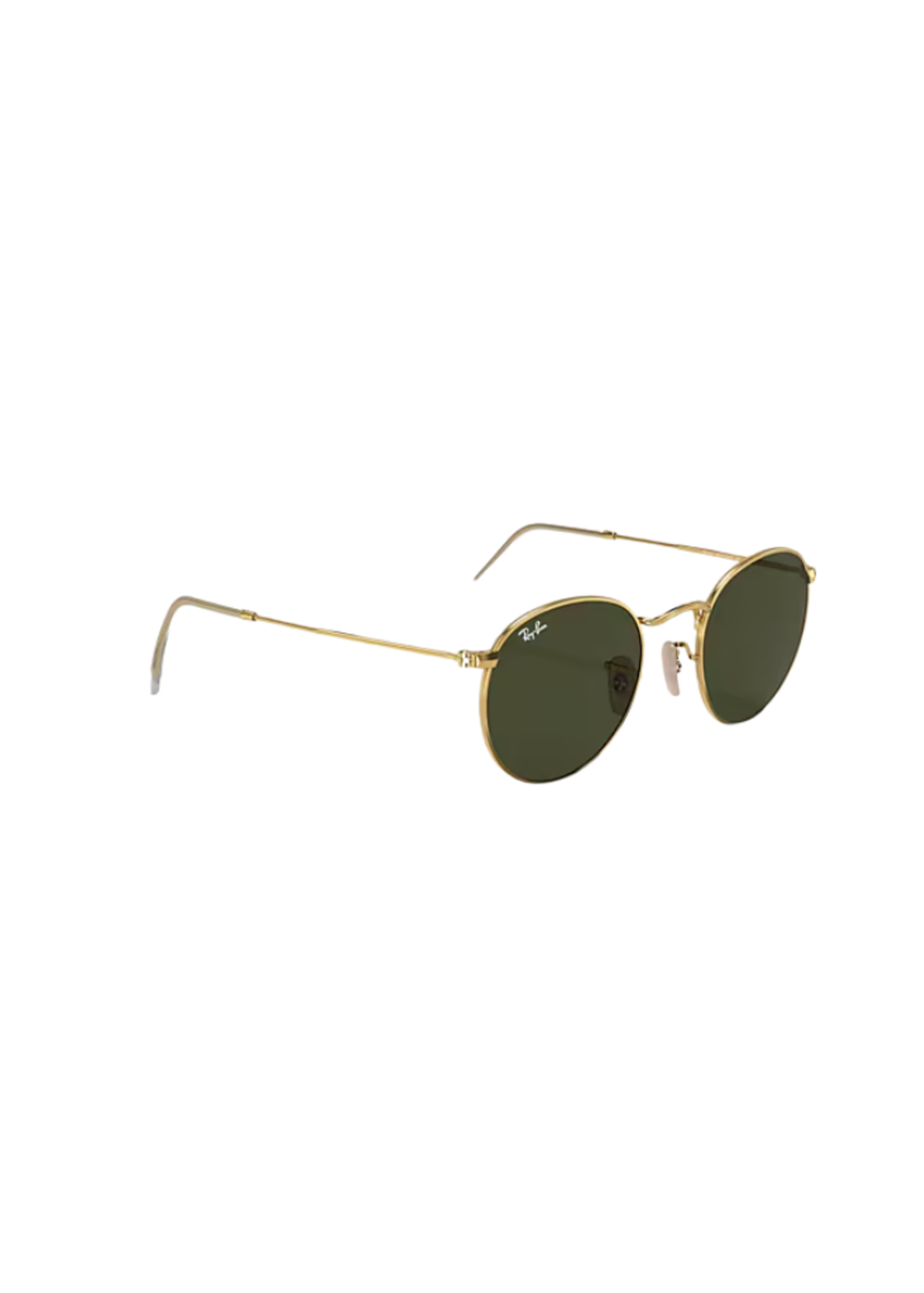 Ray-Ban Round metal Arista with G-15 Green