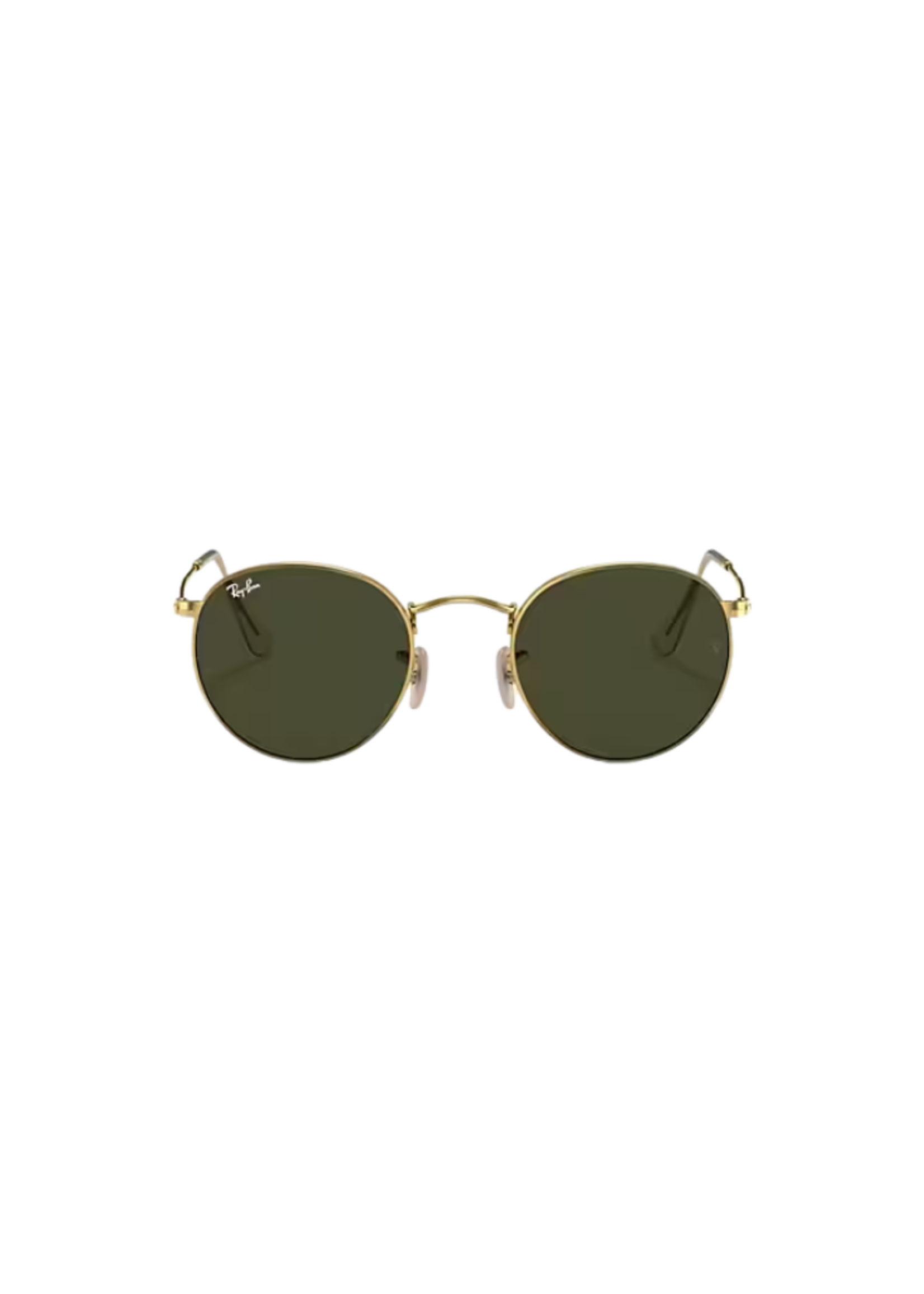 Ray-Ban Round metal Arista with G-15 Green