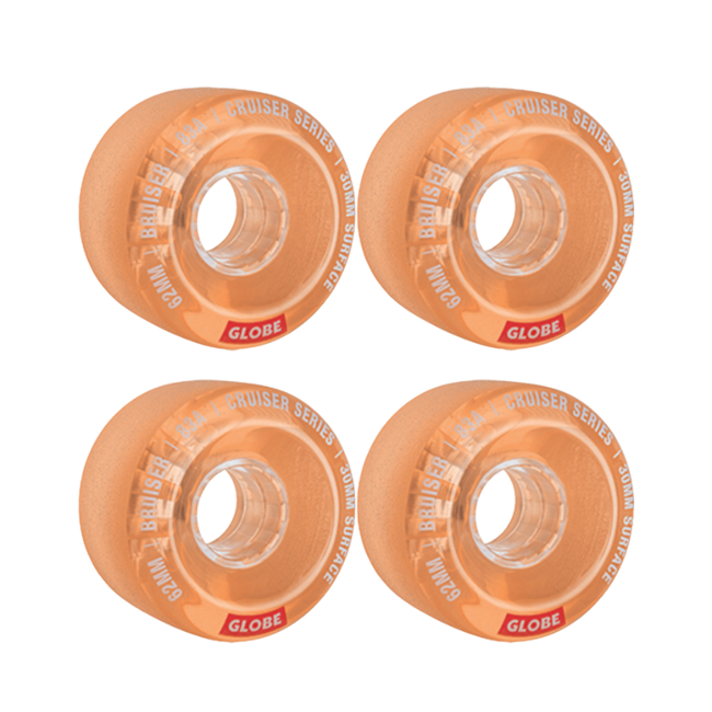 Globe Bruiser Coral 83A 62mm Cruiser Wheels