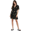 Volcom Women's Stormy Tropix Short Sleeve Dress | Black