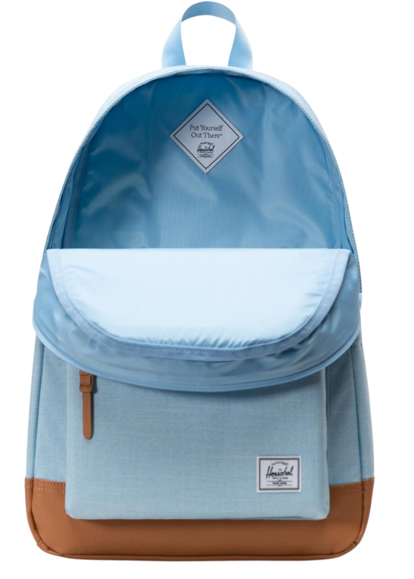 Herschel Heritage Backpack Blue Bell Crosshtch/Natural