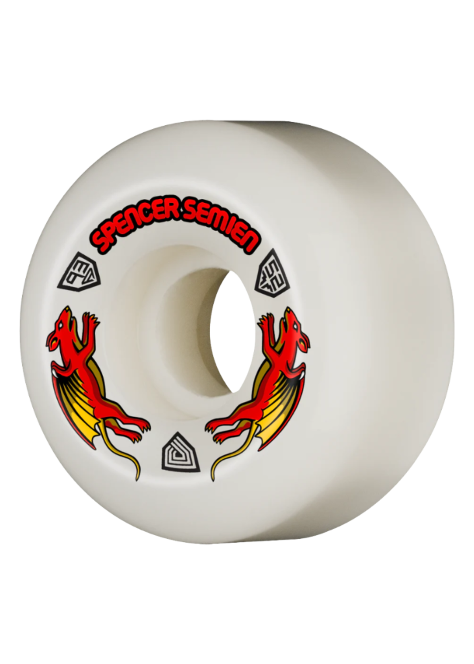 Powell Peralta Dragon Formula Nano Rat Spencer Semien Asymmetrical 93A (52mm x 30mm)