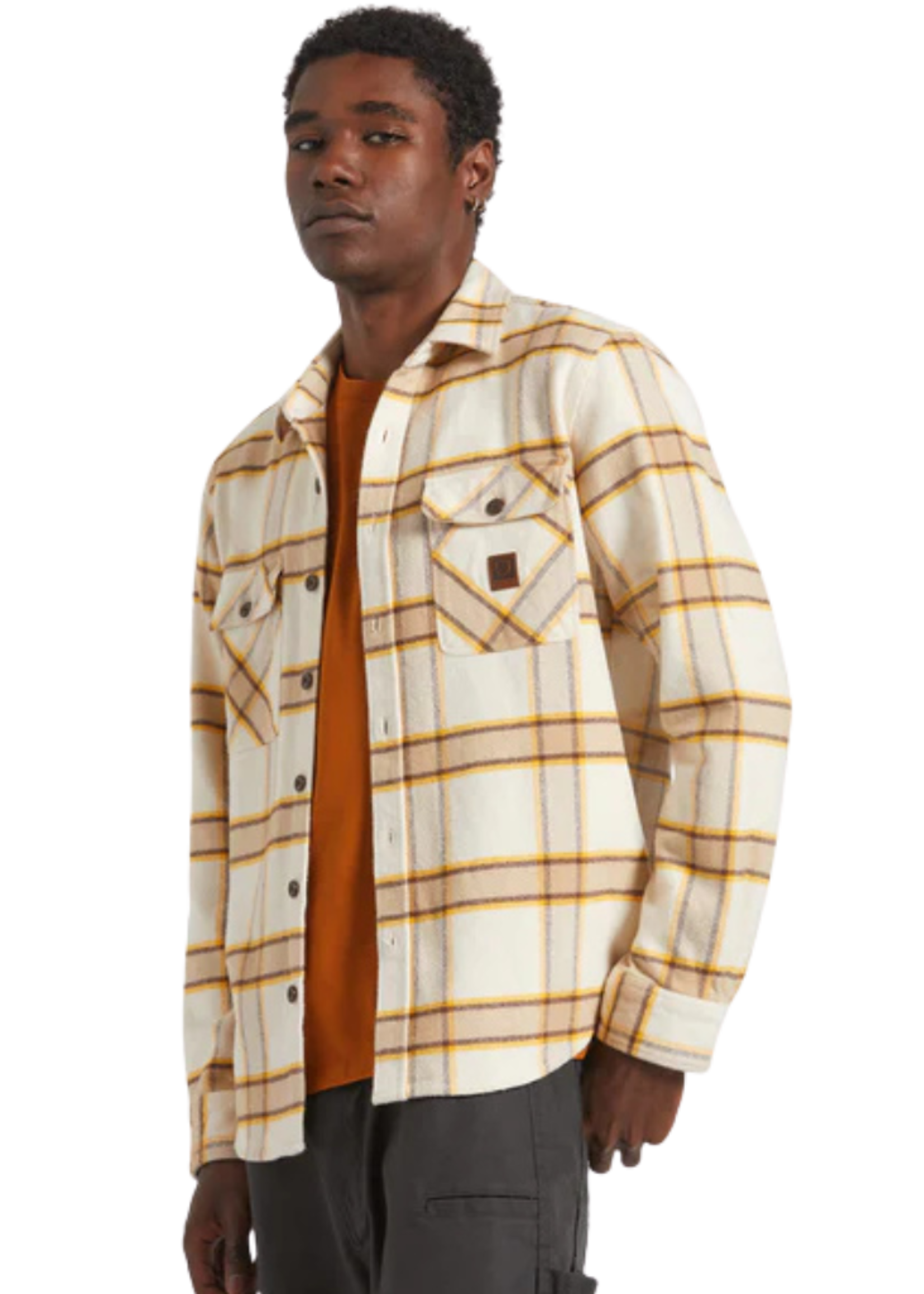 Brixton Men's Bowery Heavyweight Flannel