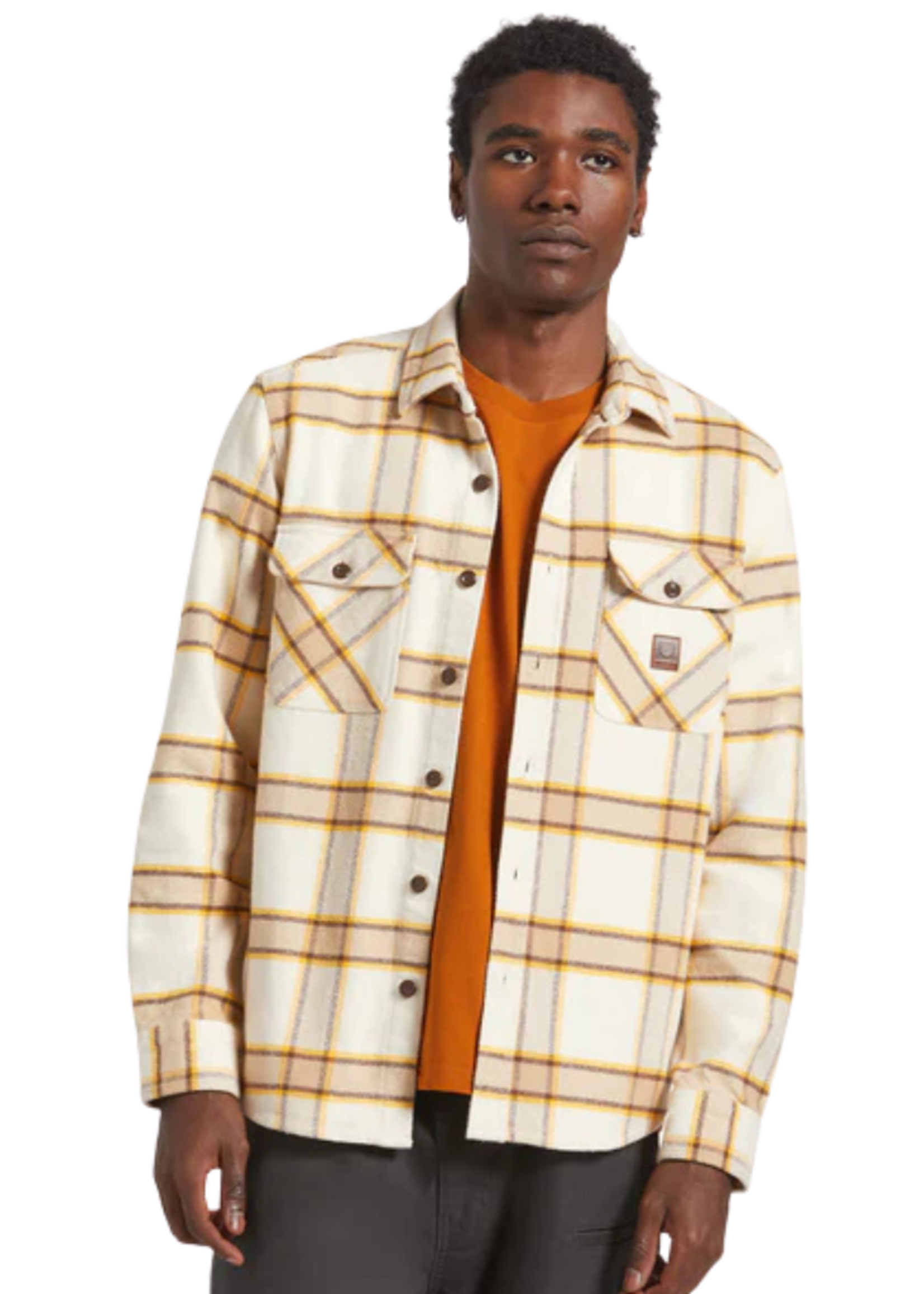 Brixton Men's Bowery Heavyweight Flannel