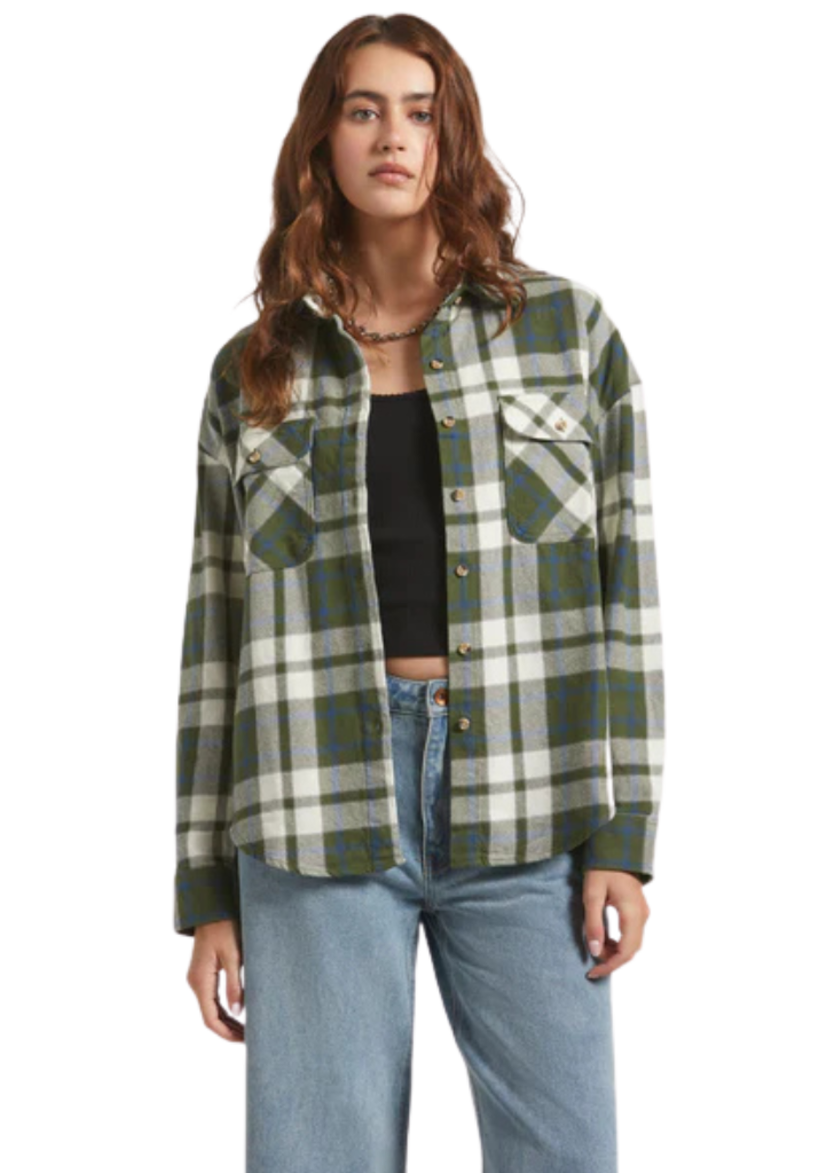 Brixton Bowery Vintage Long Sleeve Overshirt