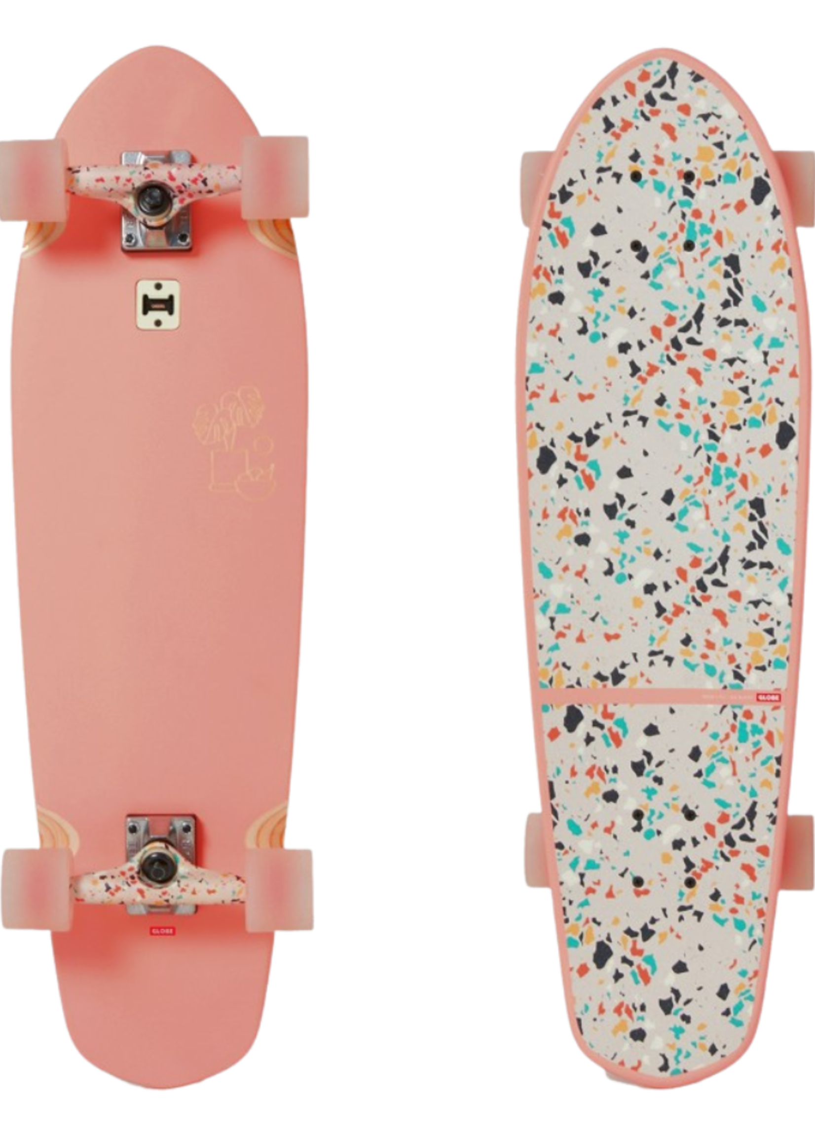 Globe Big Blazer 32" Skate Cruiser - Sea Shell/Terrazzo