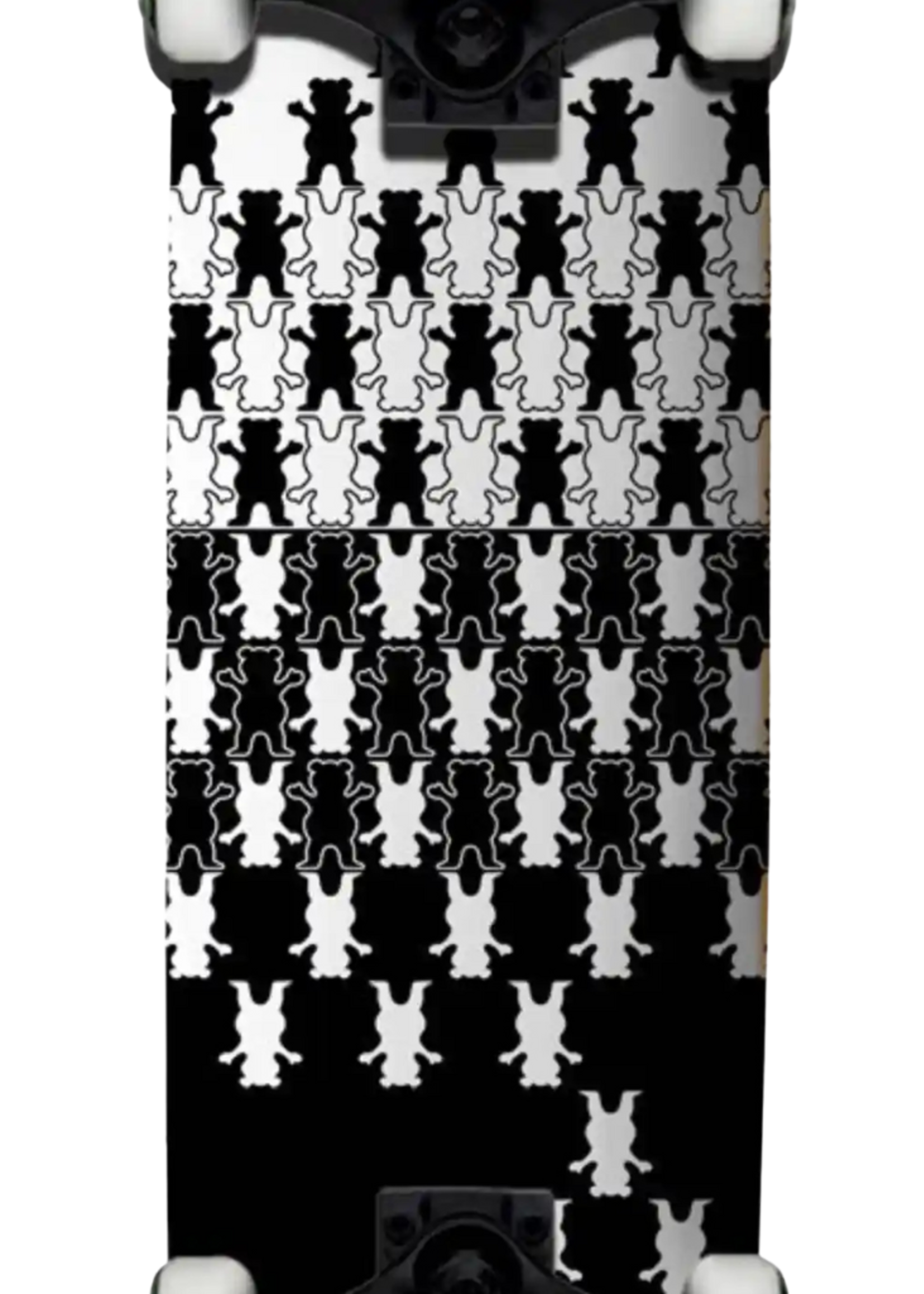 Grizzly Optical Illusion Complete Skateboard 7.37"