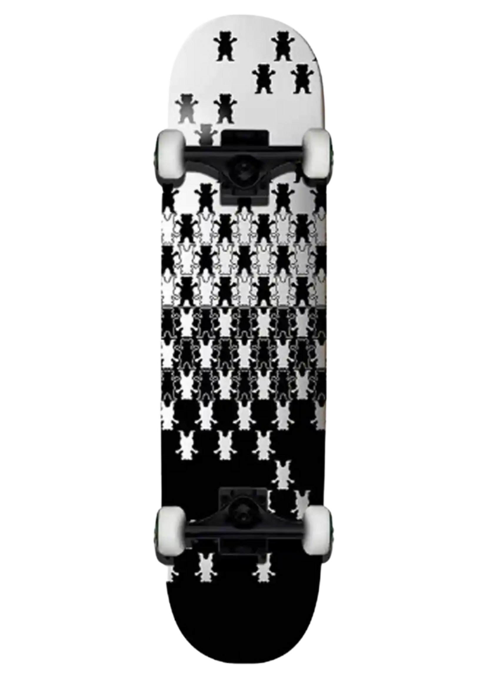Grizzly Optical Illusion Complete Skateboard 7.37"