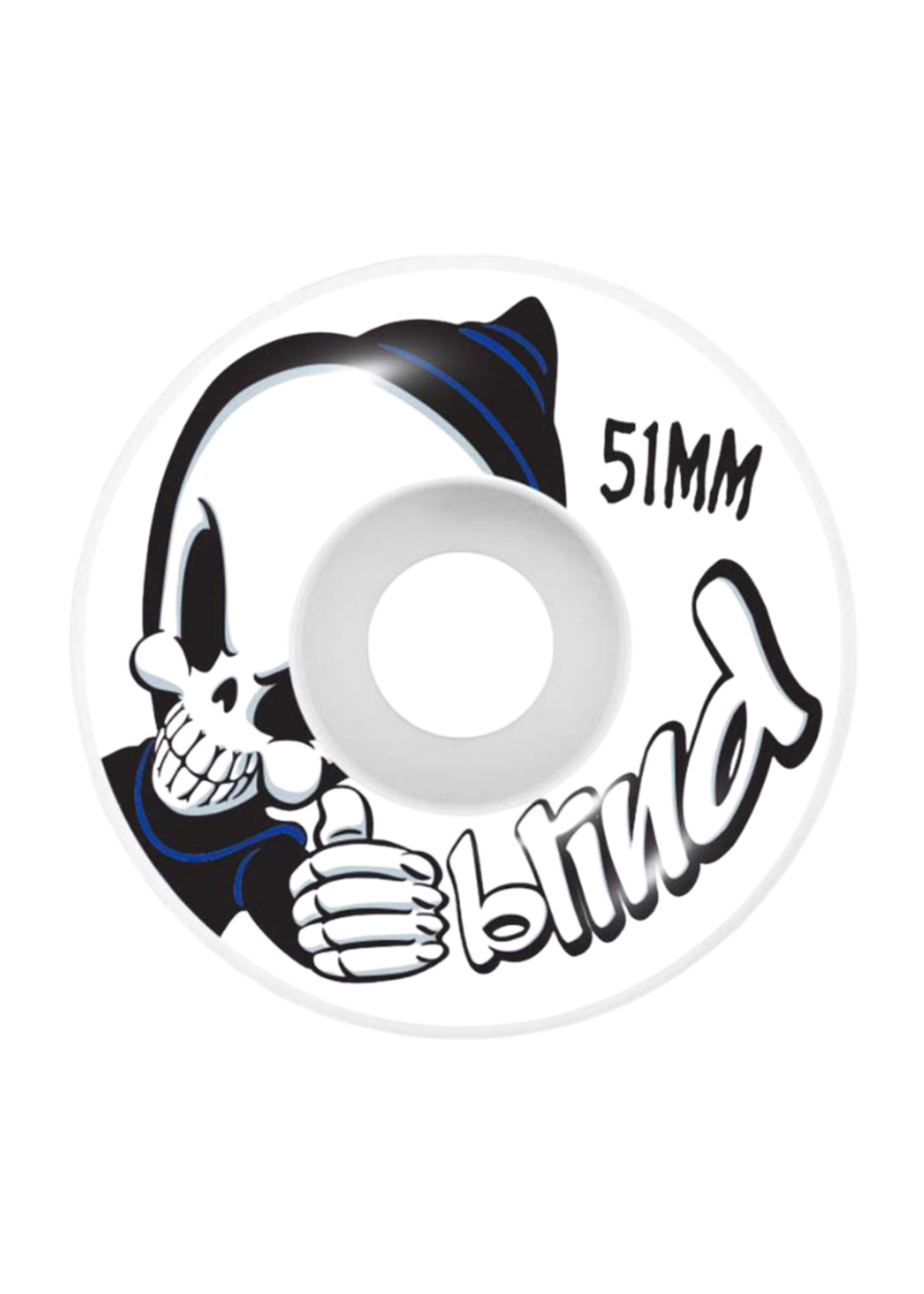 Blind Checkered Reaper FP Soft Wheels Complete Skateboard 7.37