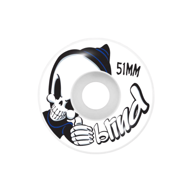 Blind Checkered Reaper FP Soft Wheels Complete Skateboard 7.37