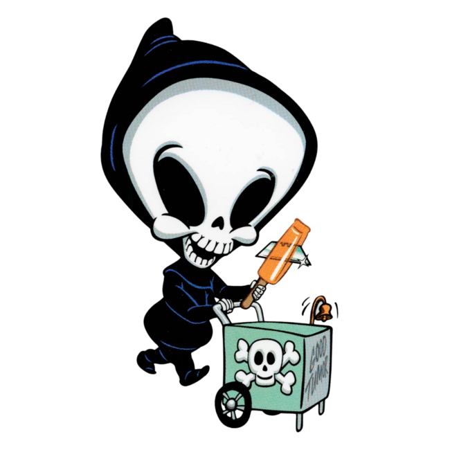 Blind Checkered Reaper FP Soft Wheels Complete Skateboard 7.37