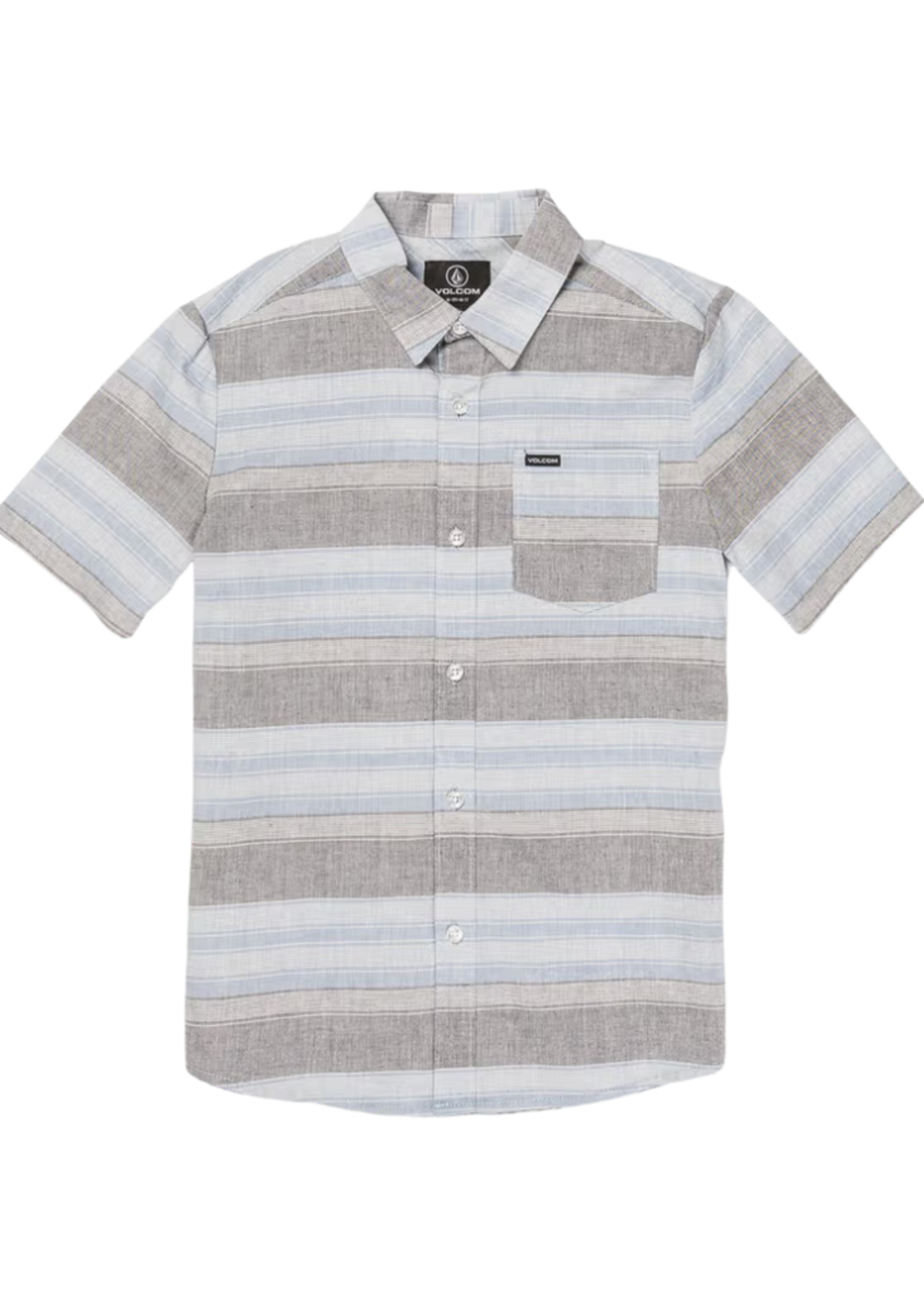 Volcom Boys Planer Short Sleeve Button-Up Shirt
