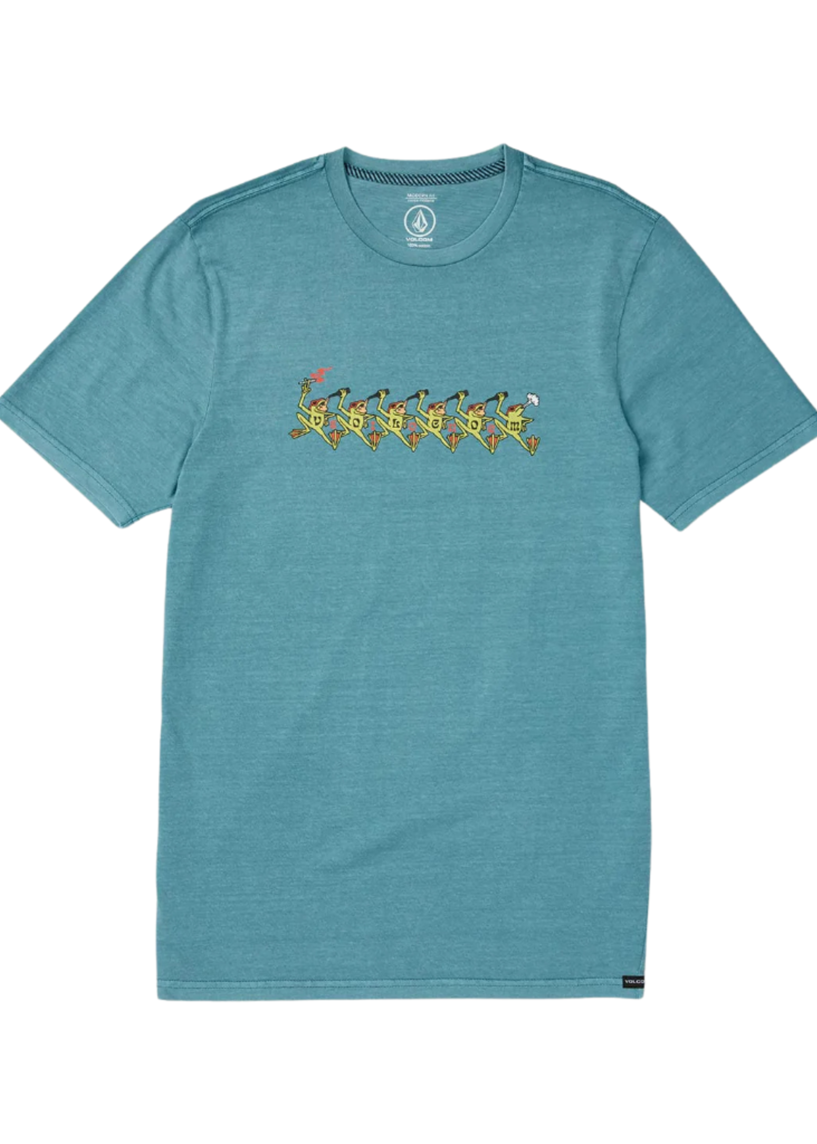 Volcom Men's Party Frogs Short Sleeve T-Shirt