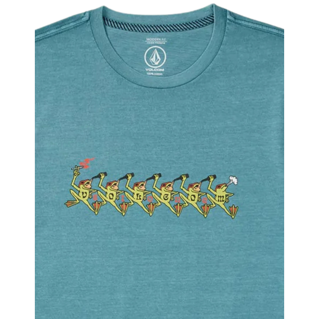 Volcom Men's Party Frogs Short Sleeve T-Shirt