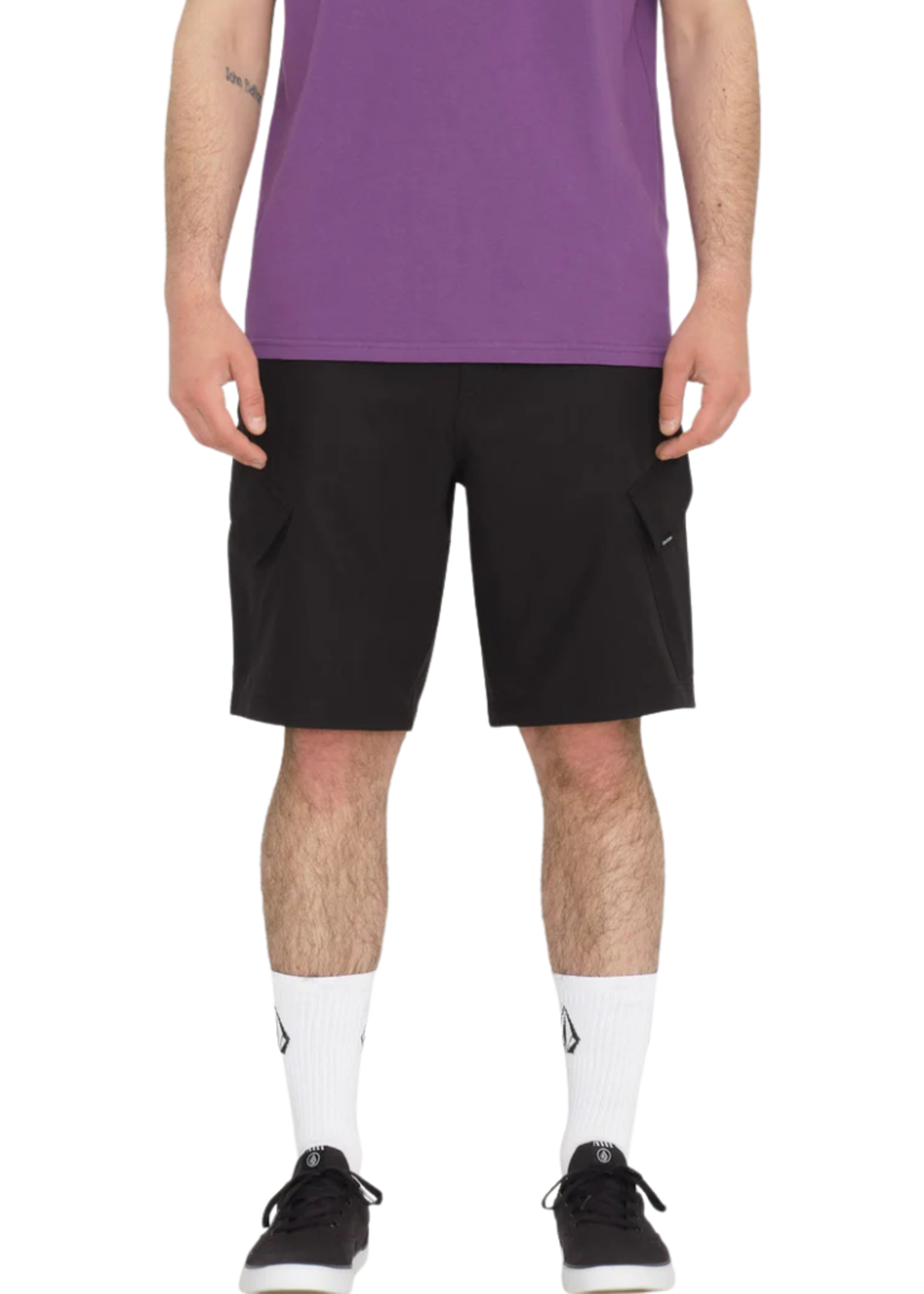 Volcom Men's Country Days Hybrid Short 20" Black