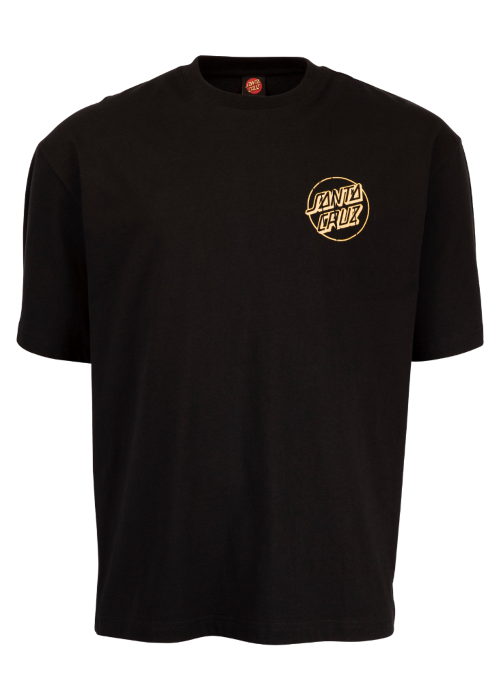Santa Cruz Men's Tiki Hands Short Sleeve T-Shirt - Black