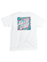 Santa Cruz Cabana Short Sleeve Dot T-Shirt White