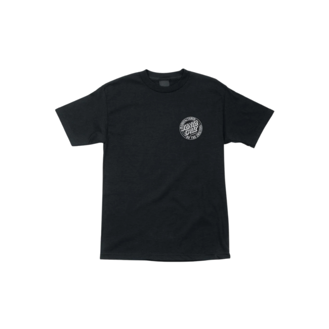 Santa Cruz Men's MFG Club Dot Short Sleeve T-Shirt Black